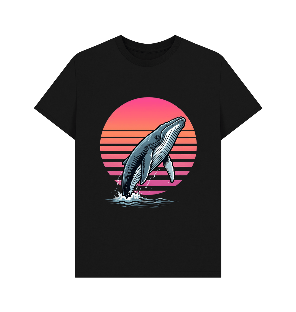 Black Printed T-shirt Front