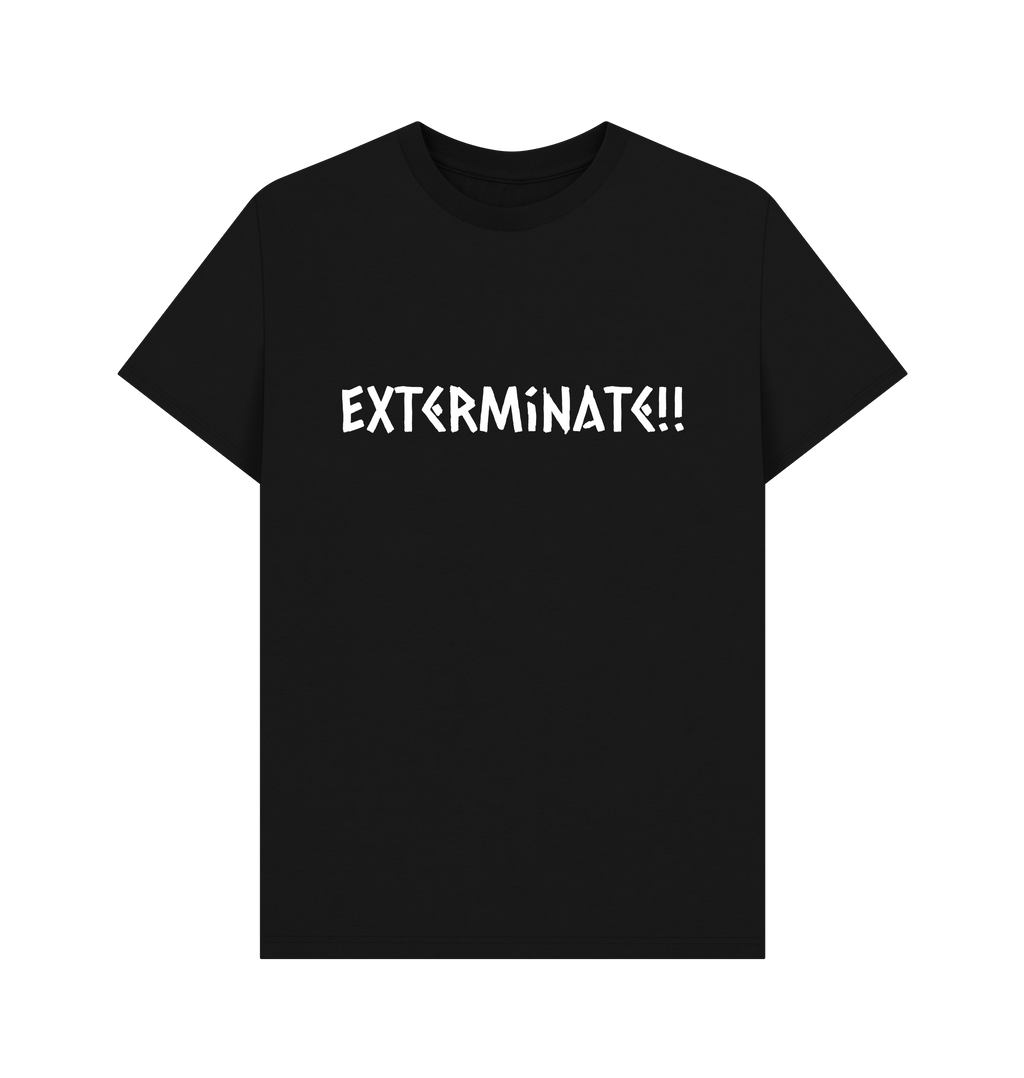 Black Printed T-shirt Front