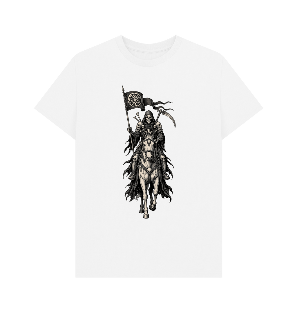 White Printed T-shirt Front