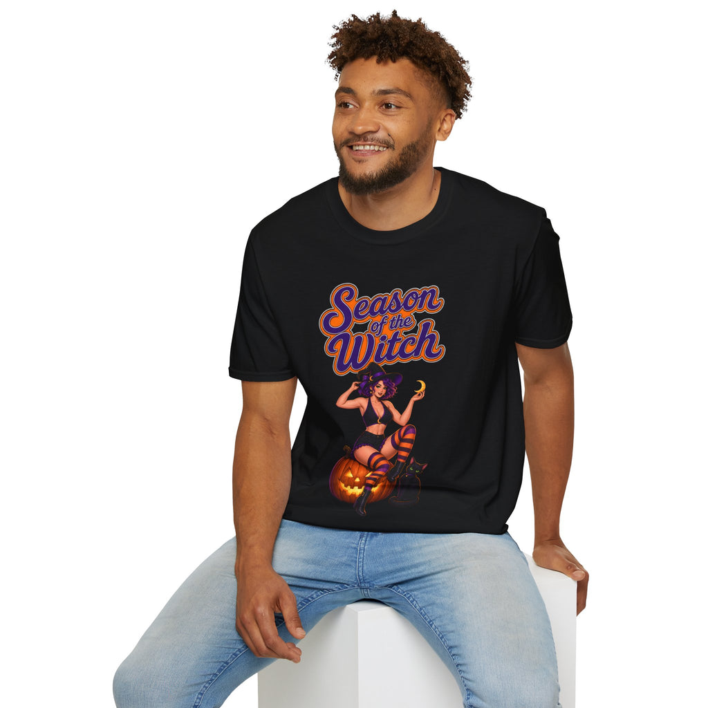 Season of the Witch T-Shirt - Retro Halloween Witch Graphic Tee