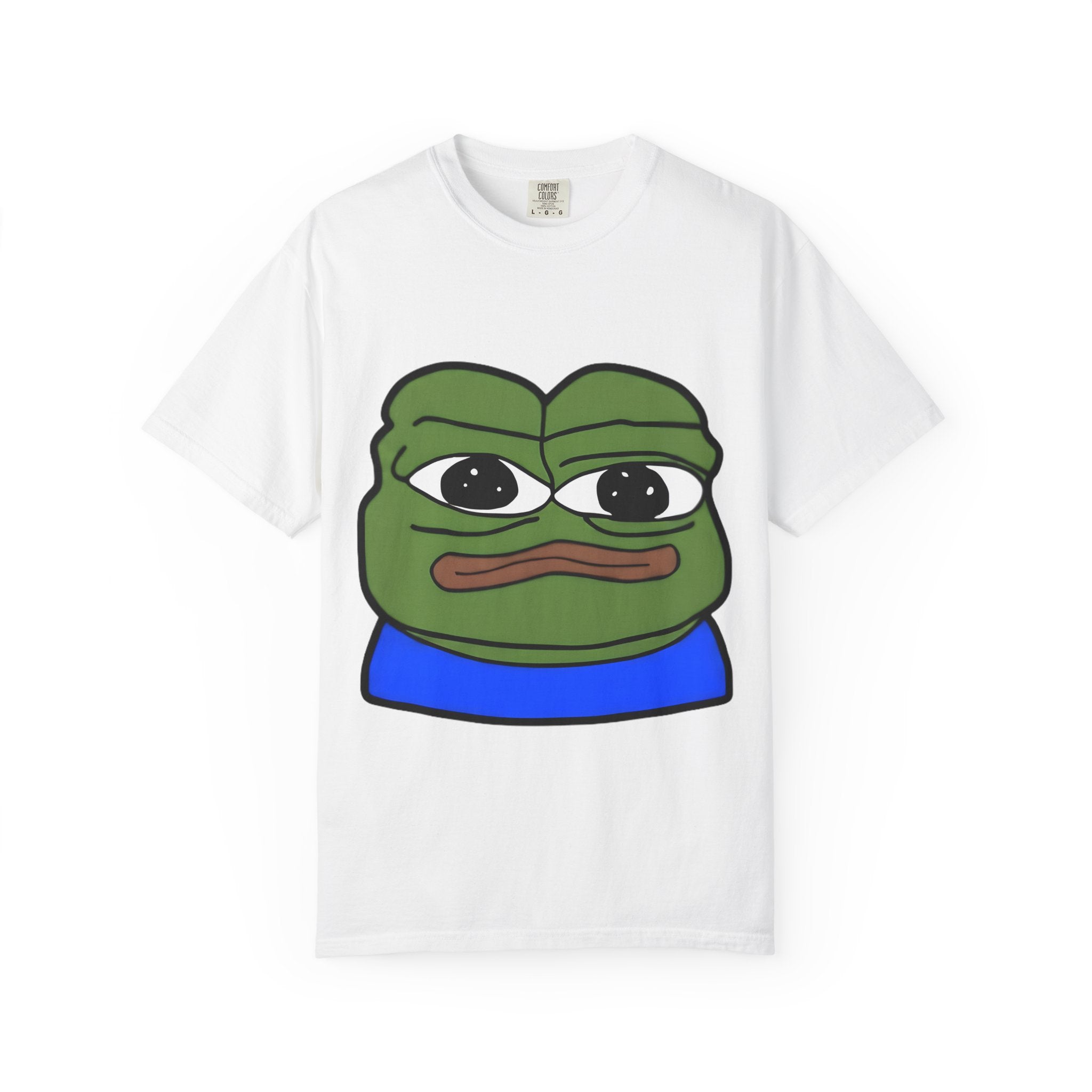 Sad Frog Face T-Shirt — Meme Graphic Tee