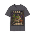 Feels Ghoul Halloween T‑Shirt — Spooky Witch Pepe Graphic