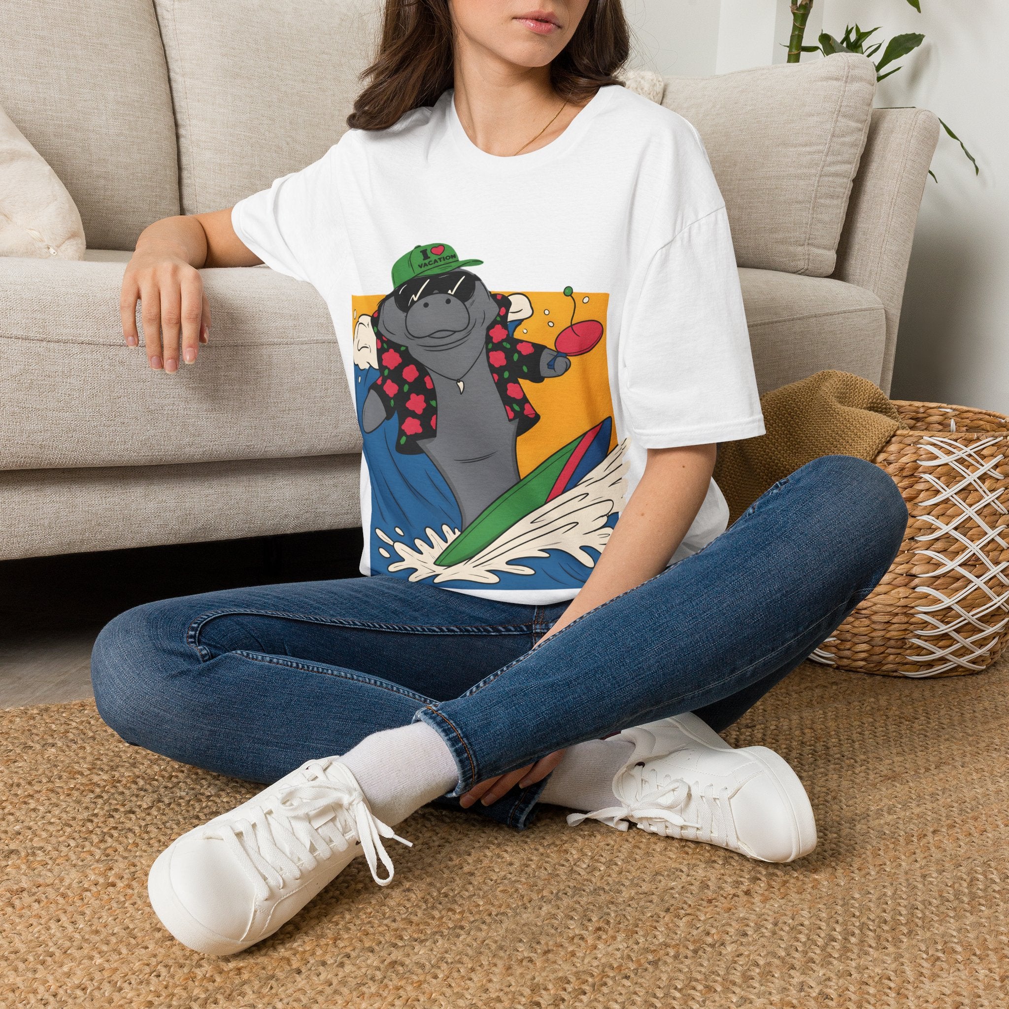 GTA 6 Inspired Jasons Summer Manatee T‑Shirt