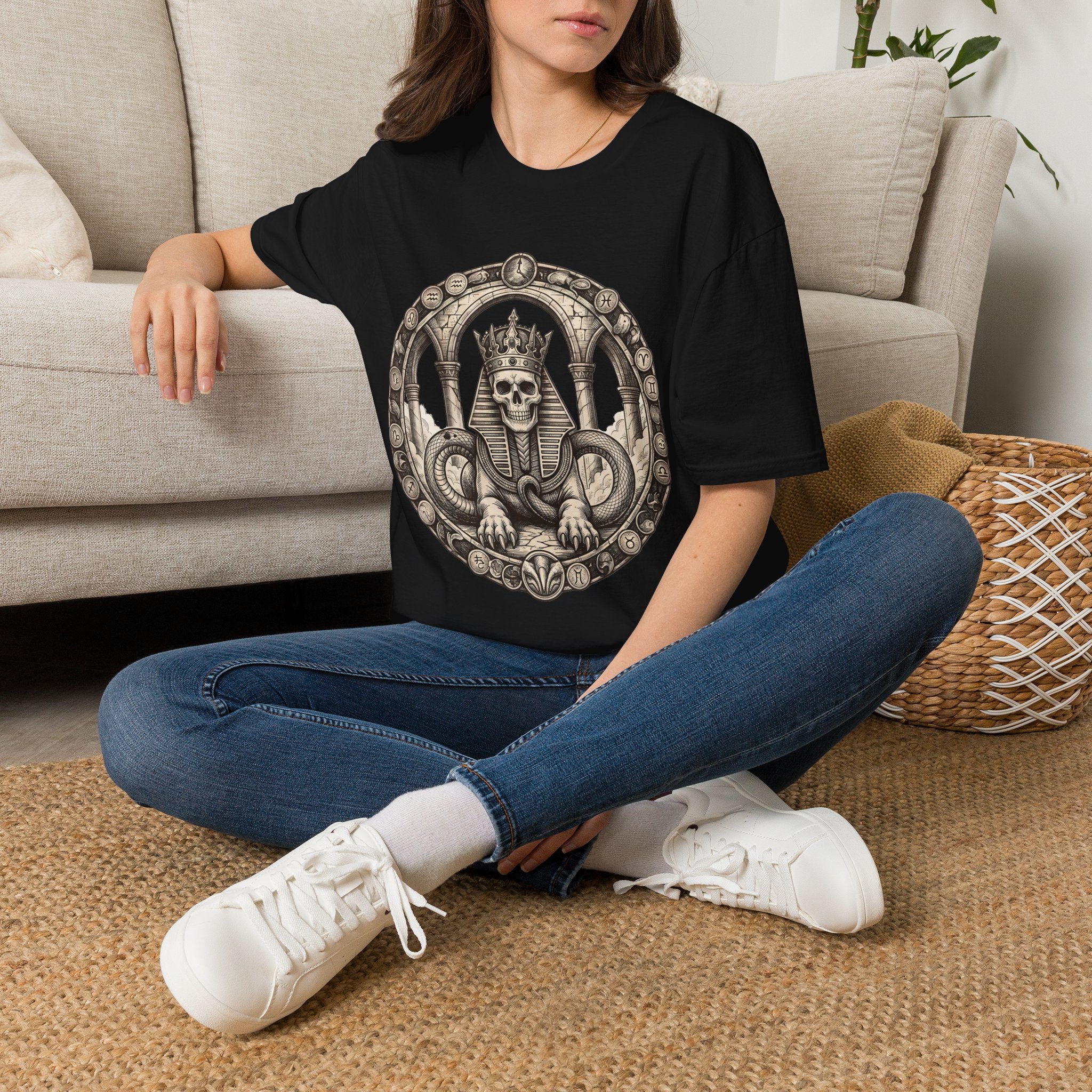 Riddle of the Sphinx - Dark / Gothic Sphinx T Shirt