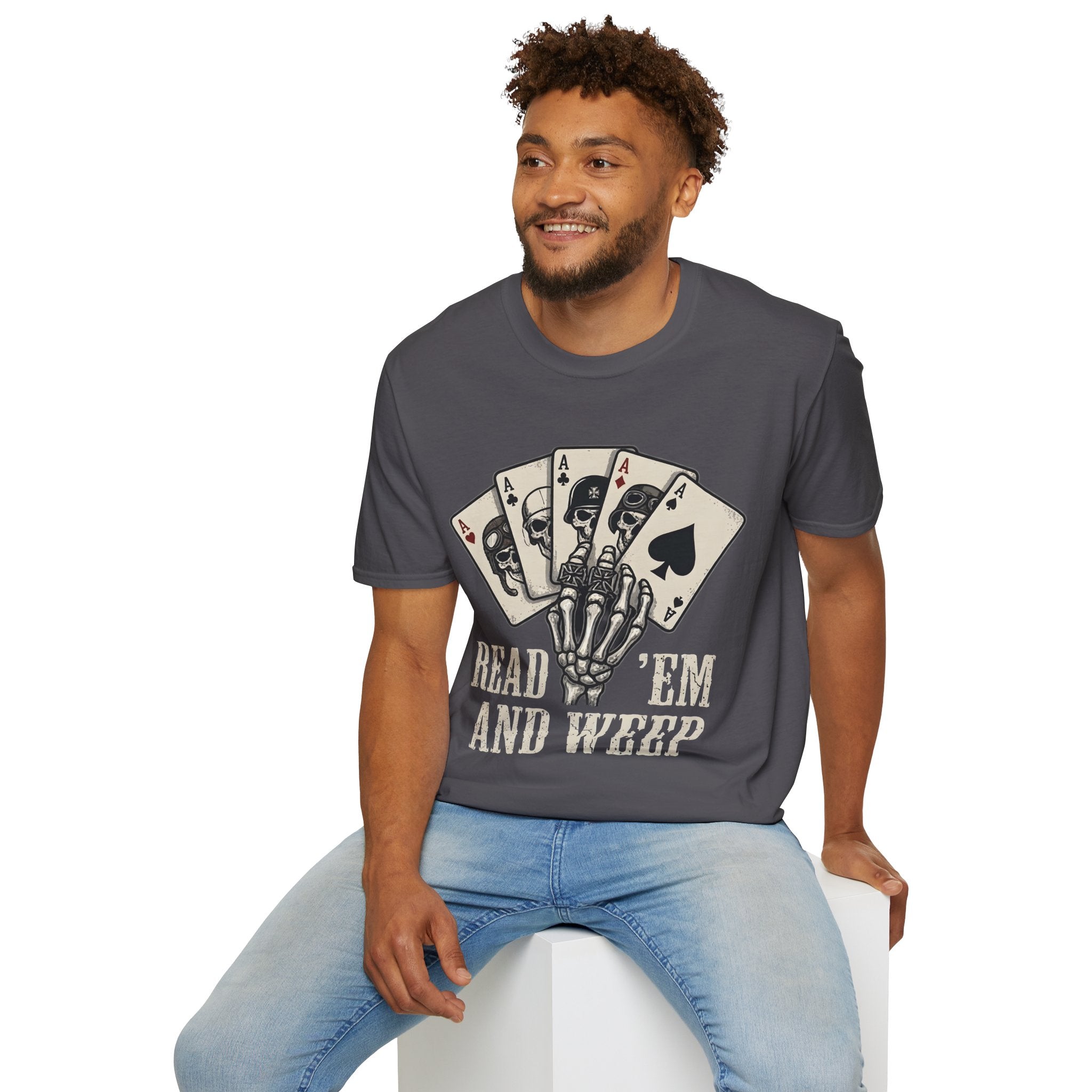 Motorhead Inspired Dead Mans Hand Again Poker / Gambler shirt