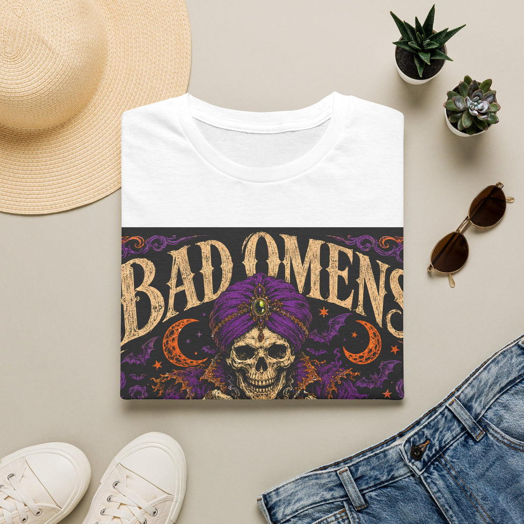 Bad Omens Skull T-Shirt — Retro Gothic Halloween Tee
