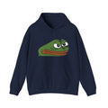 Pepe Frog Face Hoodie — Funny Grumpy Meme Pullover