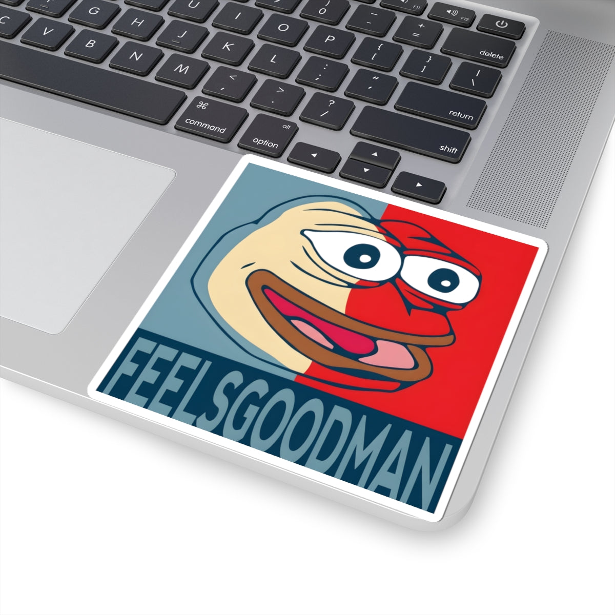 FeelsGoodMan Pepe Sticker — Retro Pop Art Kiss-Cut Vinyl Decal