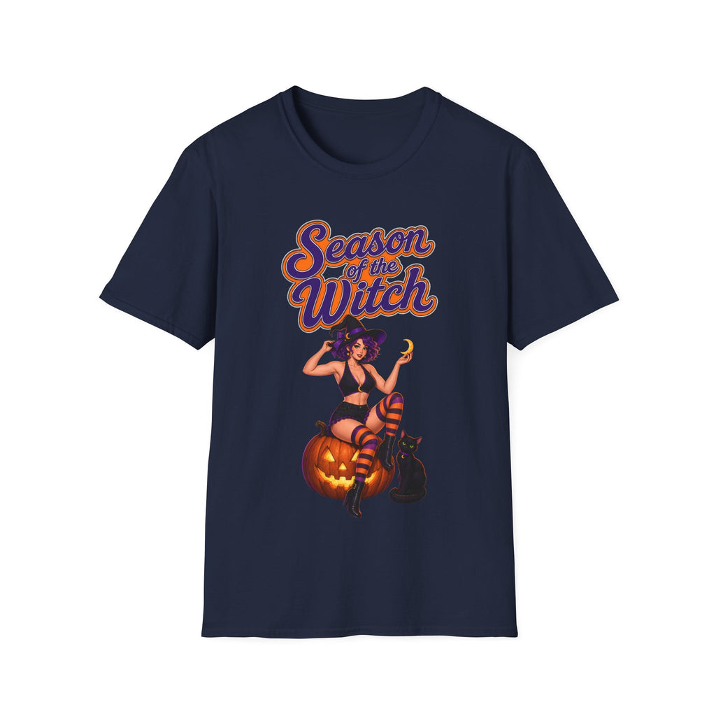 Season of the Witch T-Shirt - Retro Halloween Witch Graphic Tee