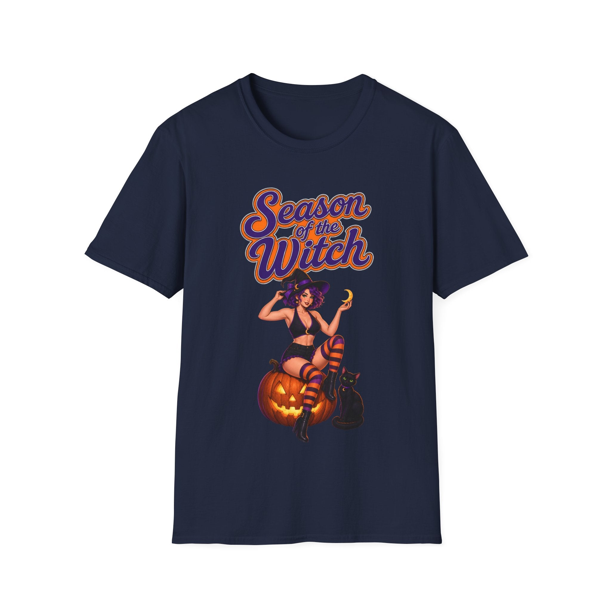 Season of the Witch T-Shirt - Retro Halloween Witch Graphic Tee