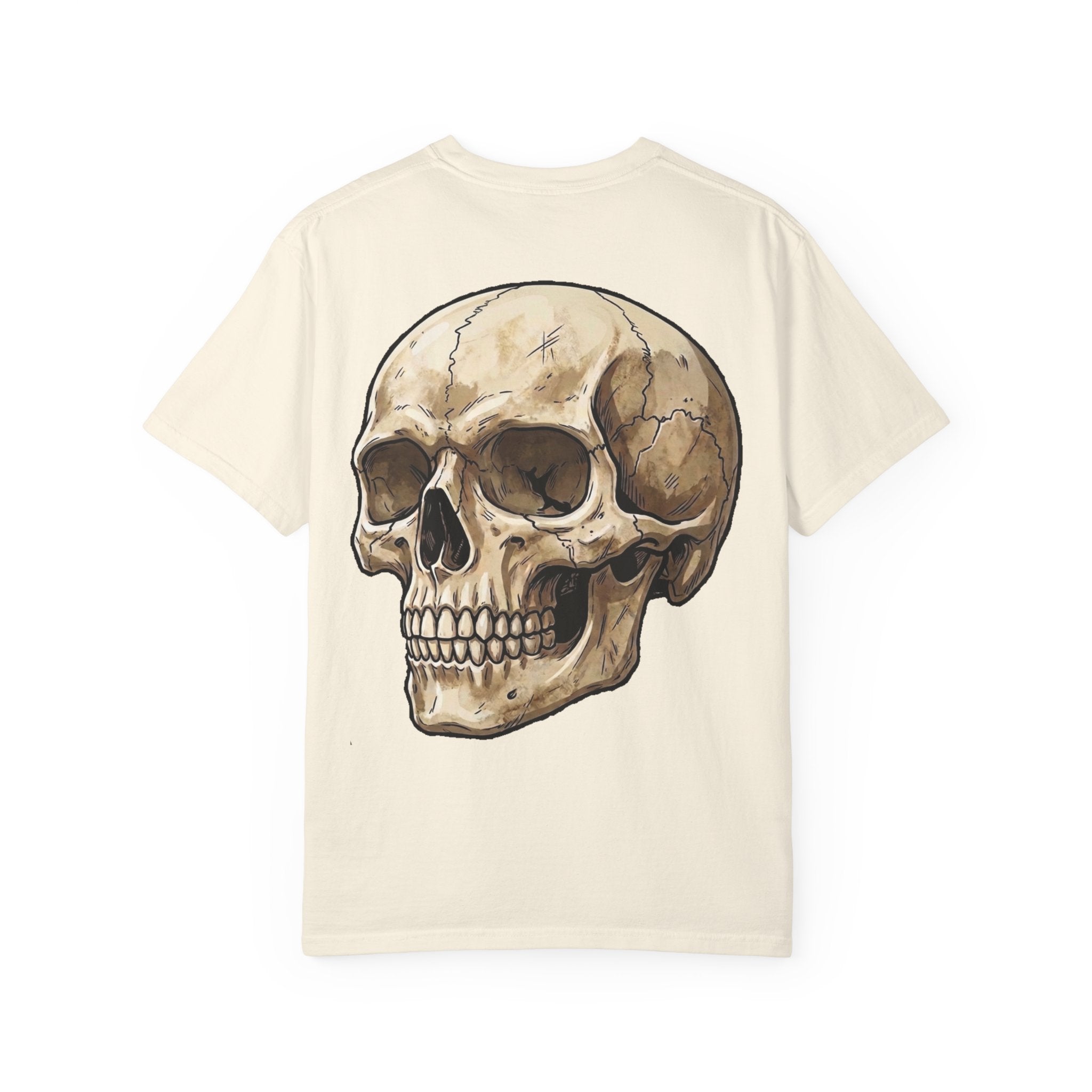 Skull Graphic T-Shirt — Vintage Anatomical Back Print
