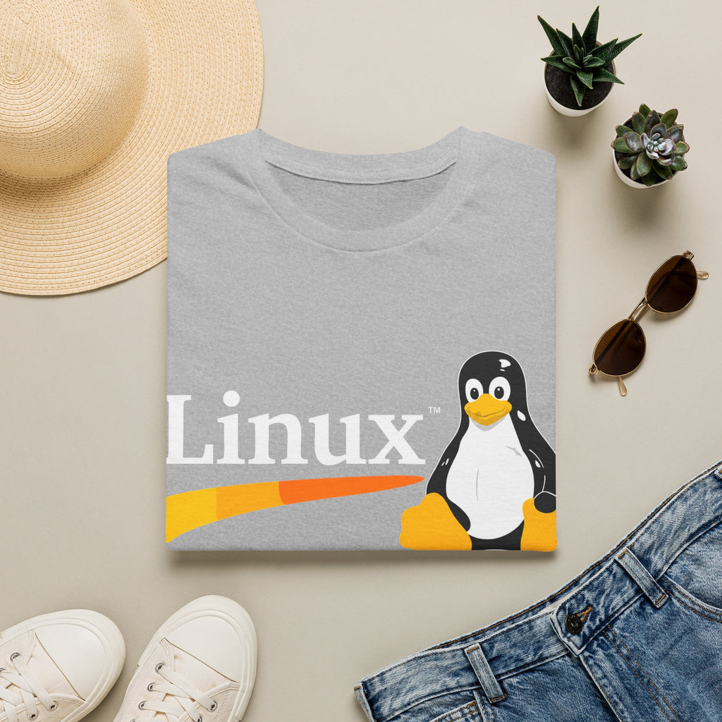 Linux Penguin Logo T‑Shirt — Retro Tech Tee for Developers & Open Source Fans