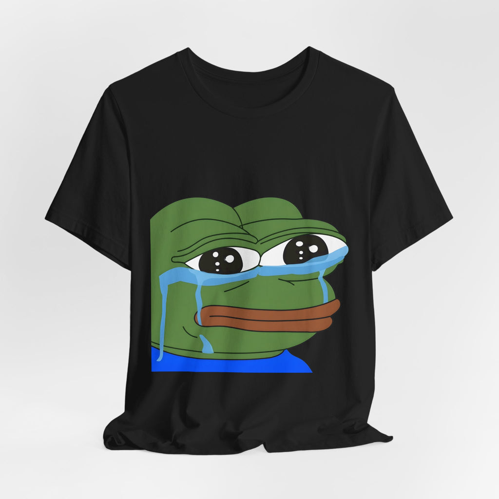 Pepe the Frog Crying Meme T-Shirt — Funny Internet Meme Tee