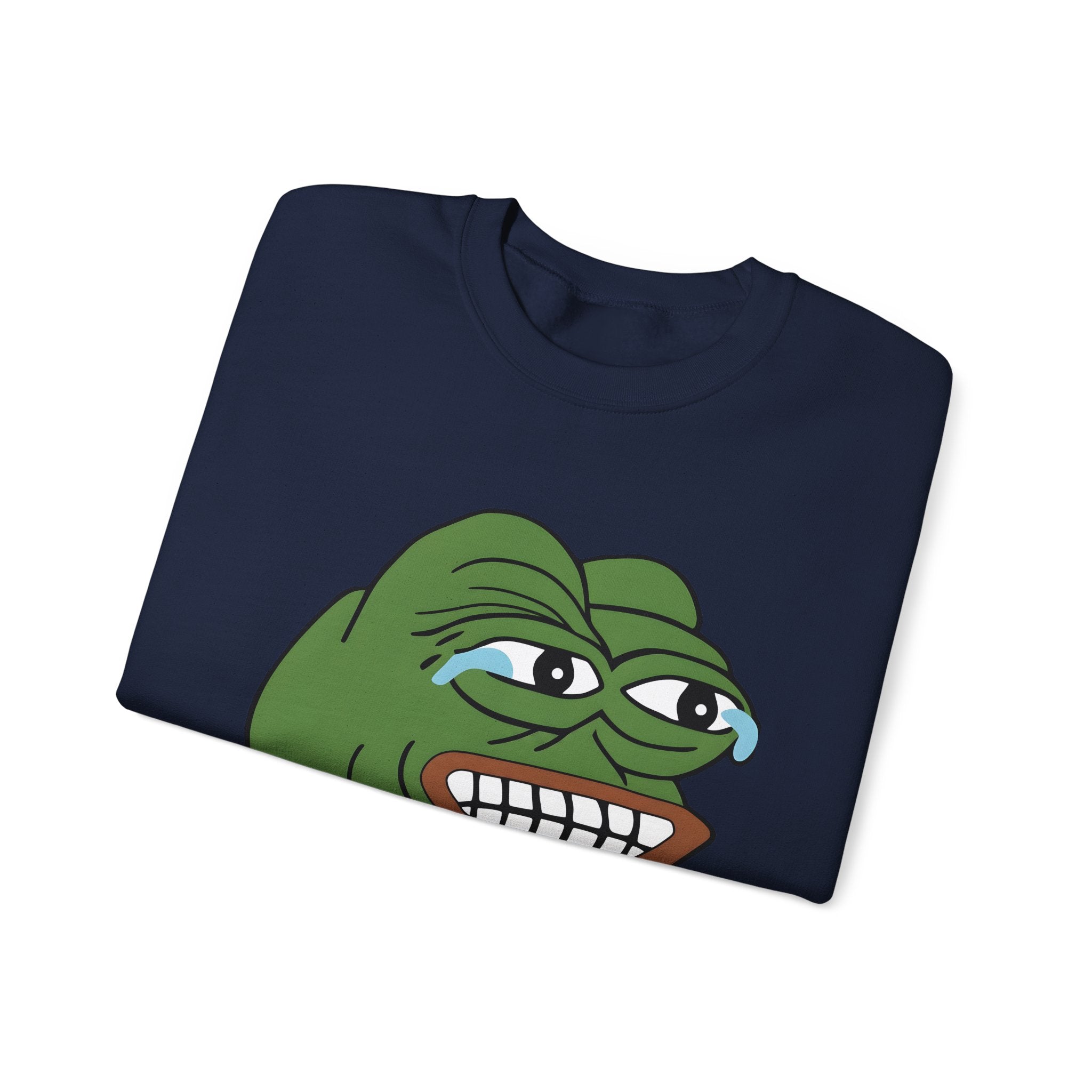 Pepe Frog Laughing Crewneck Sweatshirt