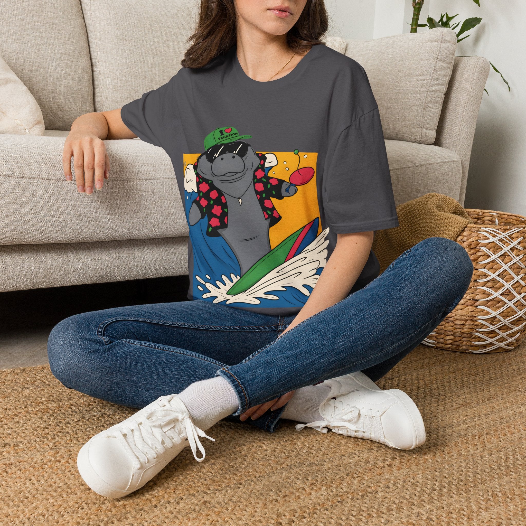 GTA 6 Inspired Jasons Summer Manatee T‑Shirt