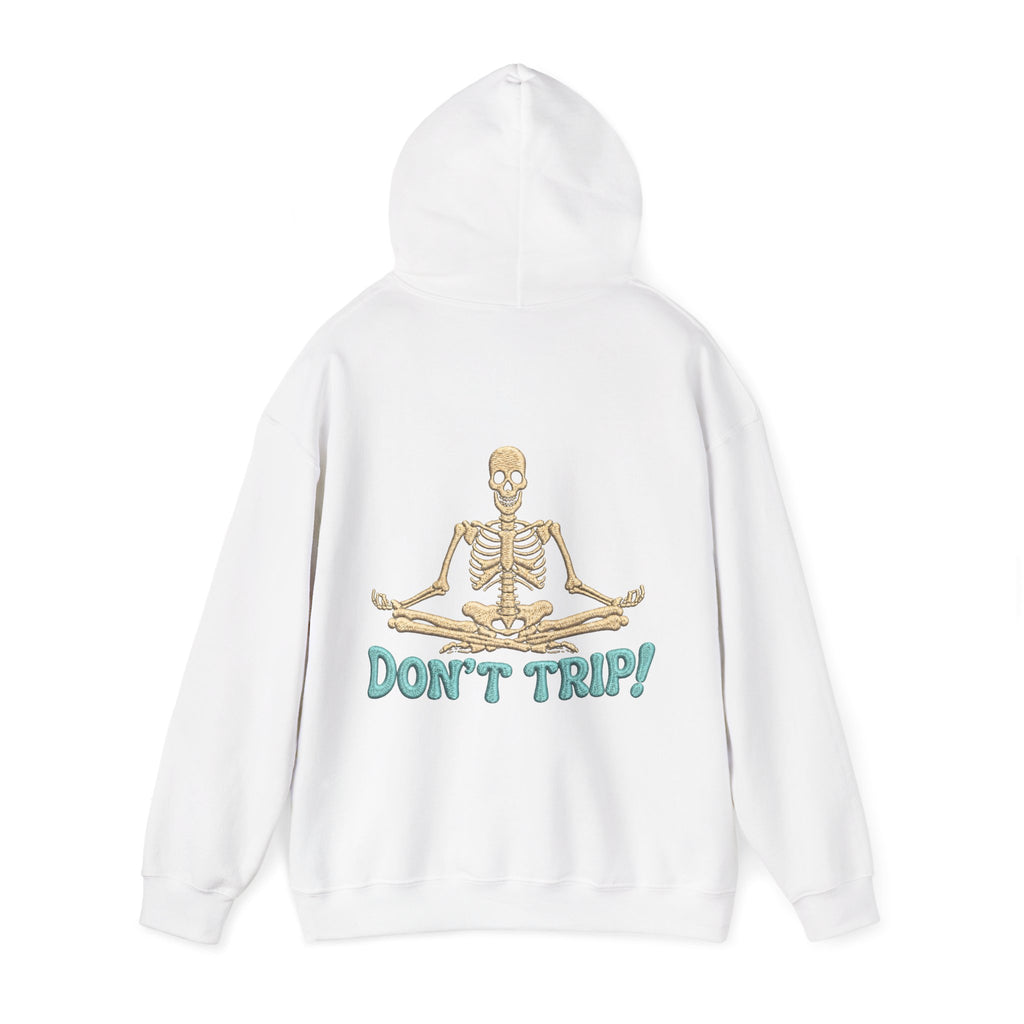 Don’t Trip! Meditating Skeleton Hoodie - Funny GTA 6 Inspired Yoga Skeleton
