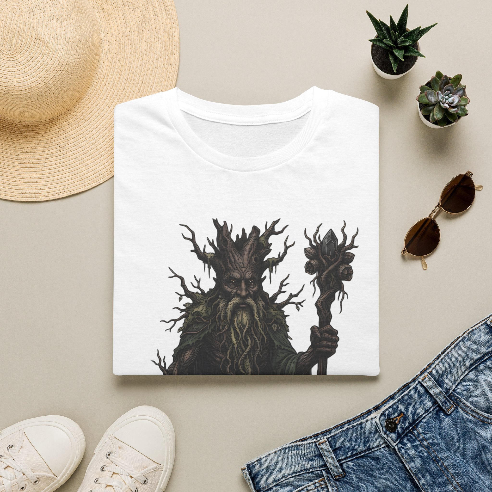 Ent Wizard - T-Shirt, Gothic / Dark Fantasy Ent Design