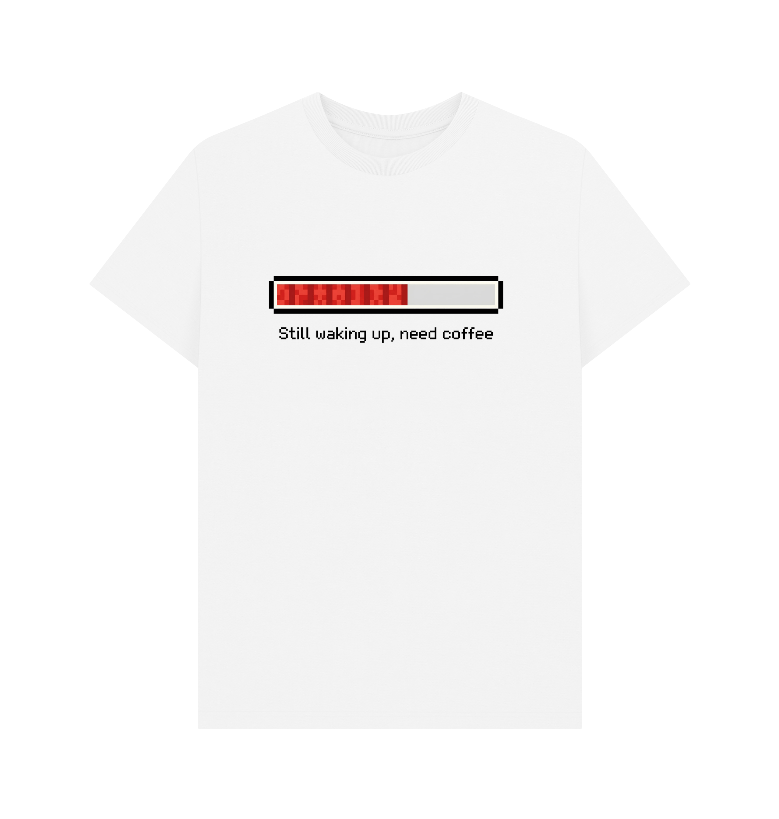 White Printed T-shirt Front