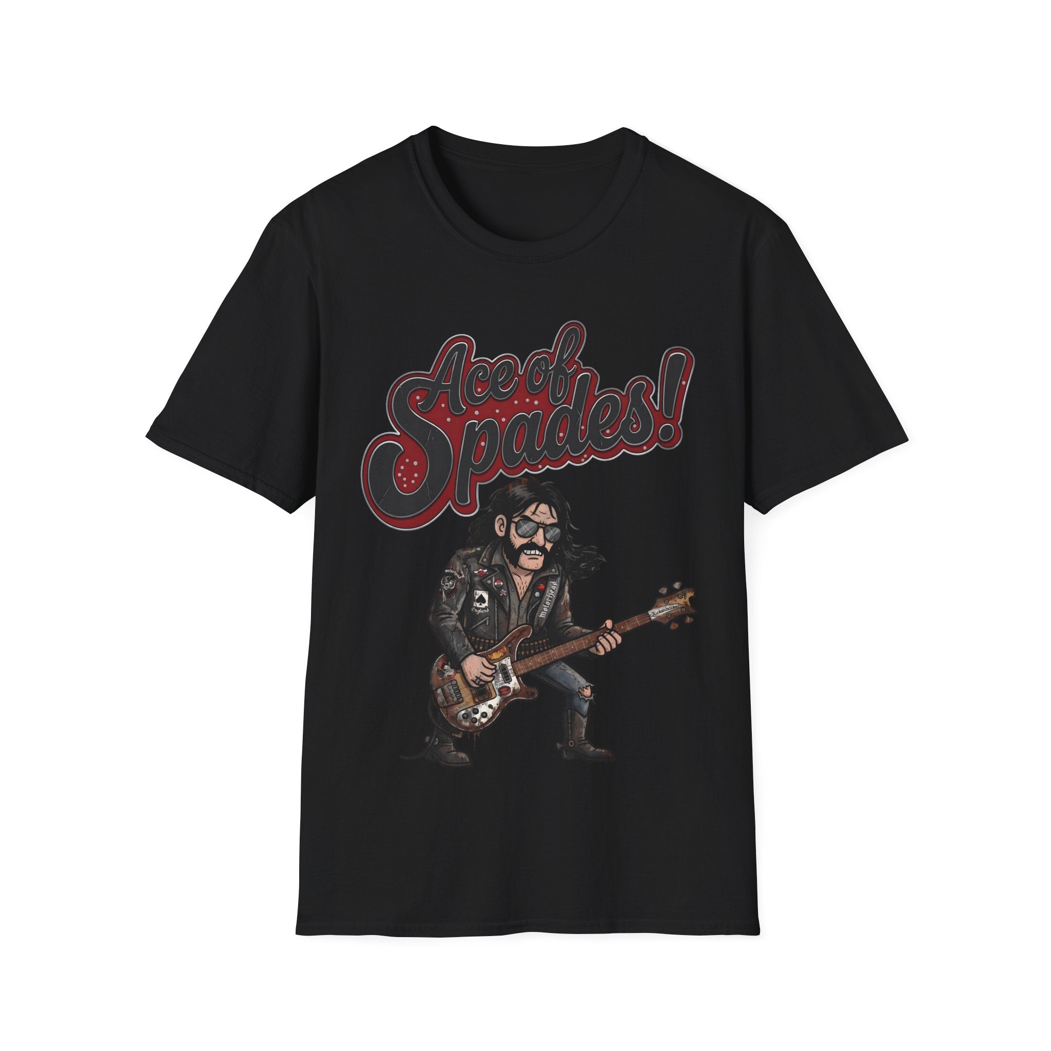 Ace of Spades Rock Band T-Shirt — Vintage Motorhead Inspired Graphic Tee