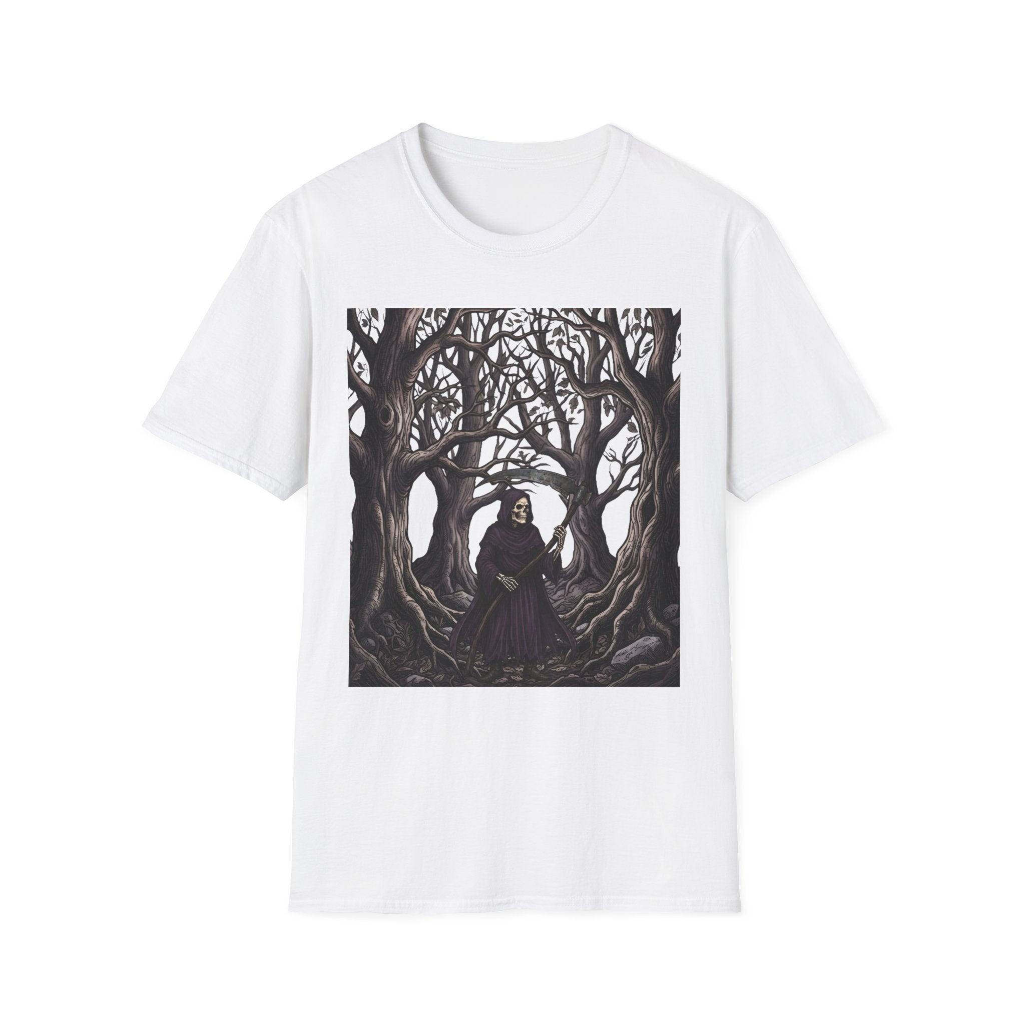 Roam the Woods - T-Shirt, Gothic / Dark Fantasy Grim Reaper Design