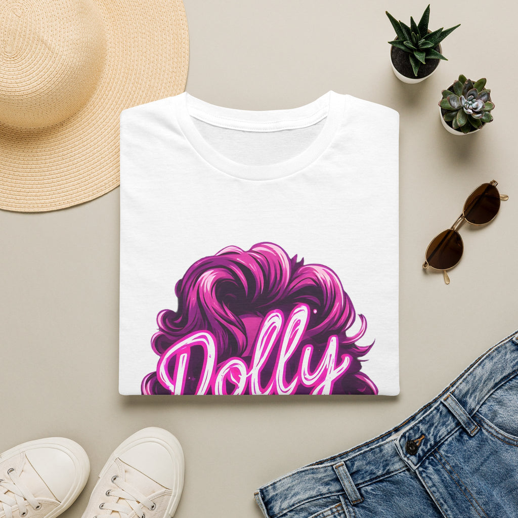 Dolly Parton Graphic T-Shirt — Retro Pink Portrait Tee for Fans & Concerts
