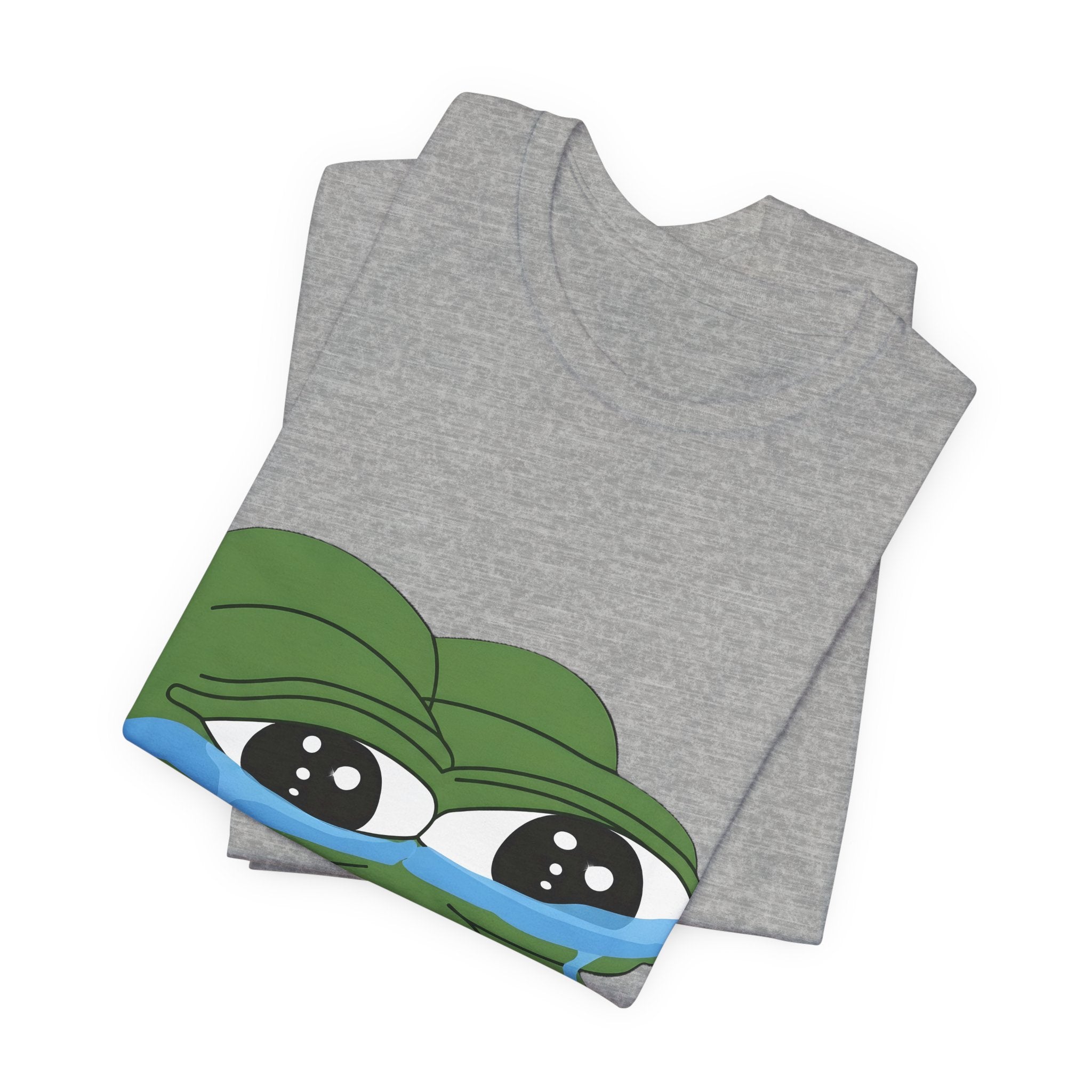 Pepe the Frog Crying Meme T-Shirt — Funny Internet Meme Tee