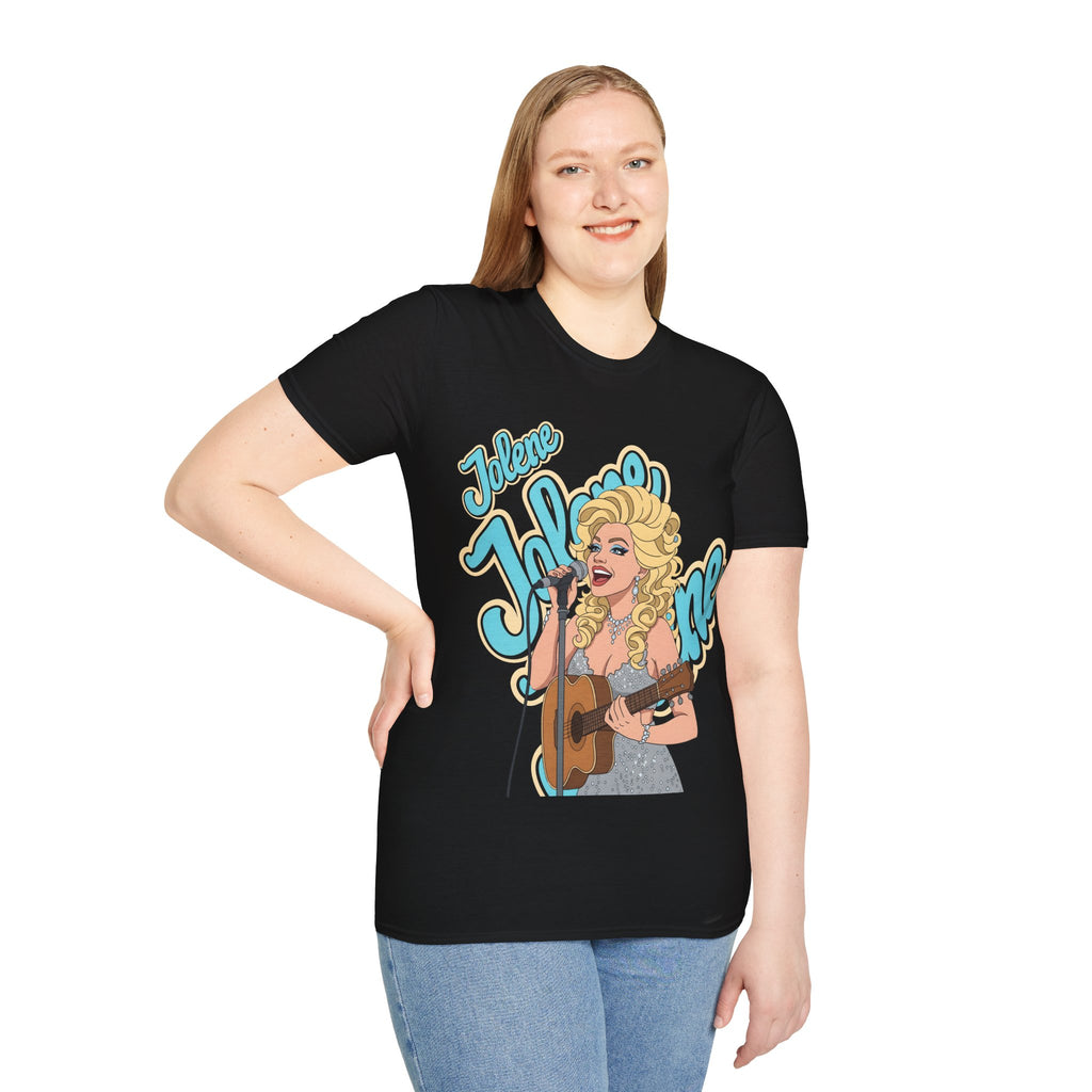 Dolly Parton Inspired Retro Pop Art T‑Shirt 'Jolene' Singer Graphic Tee