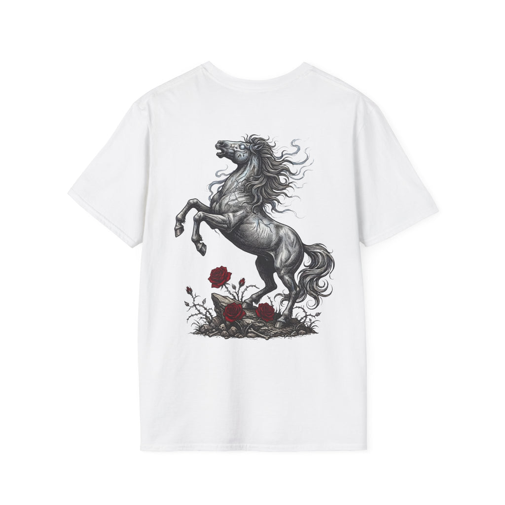 The White Horse - T-Shirt Gothic / Fantasy Weeping Angel