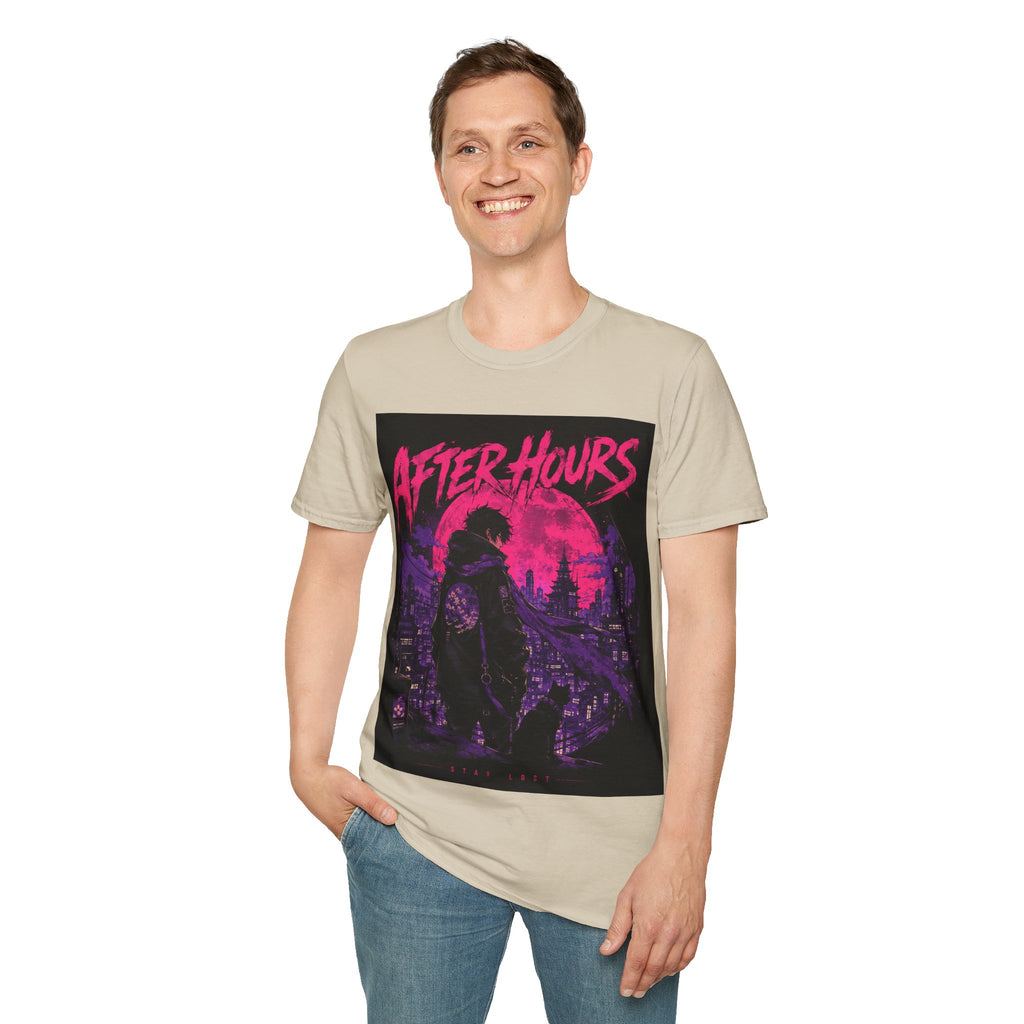 After Hours Graphic T-Shirt — Neon Night City Retro Tee