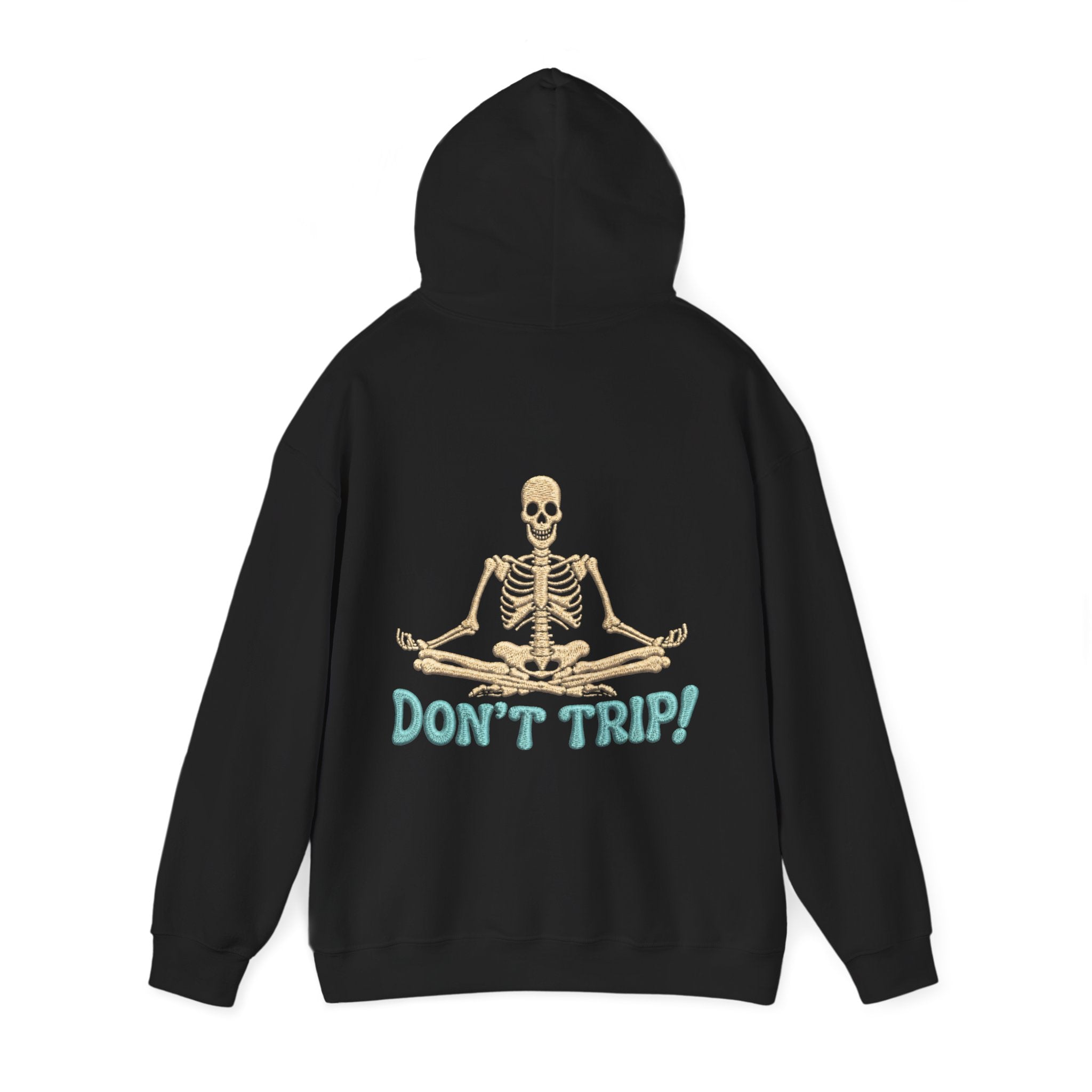 Don’t Trip! Meditating Skeleton Hoodie - Funny GTA 6 Inspired Yoga Skeleton