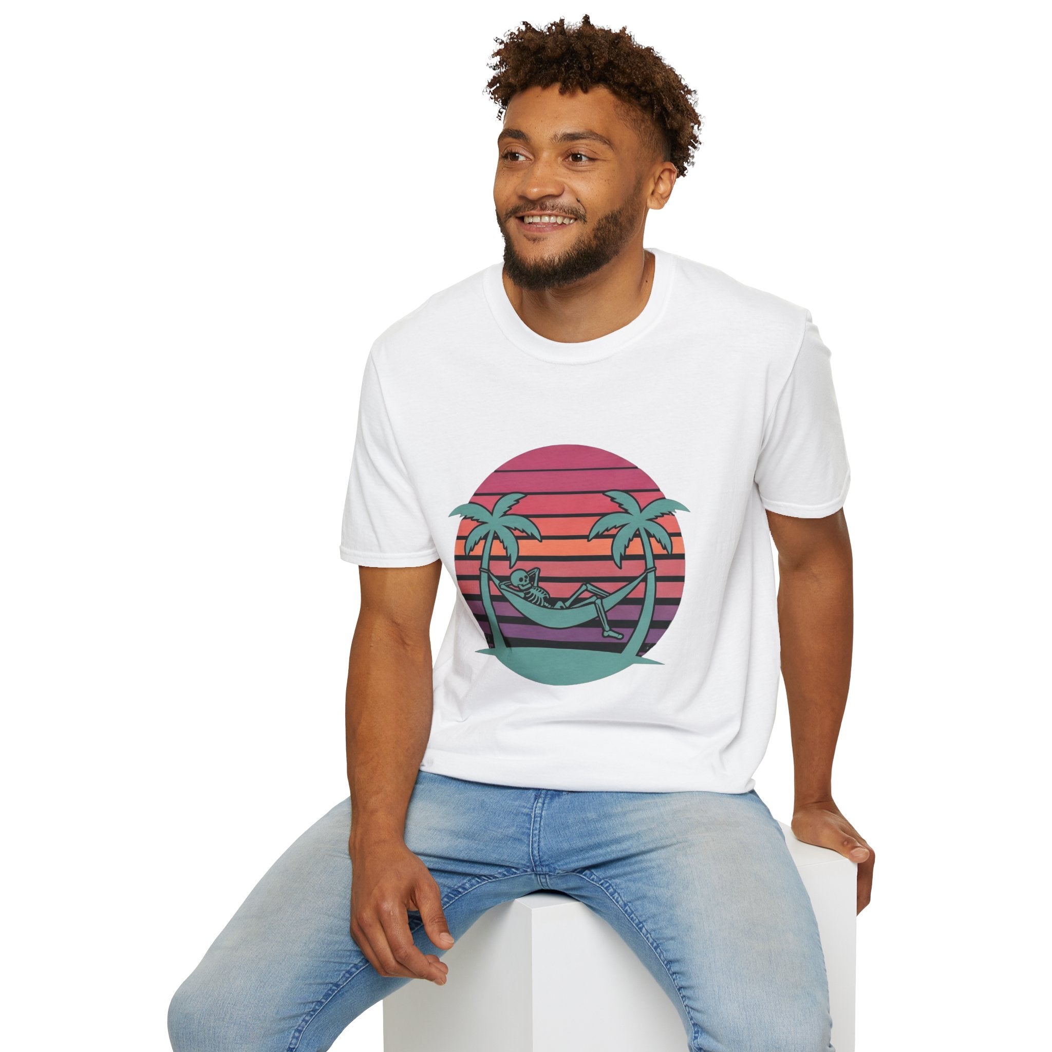 Skele' - T-Shirt, Summer / Holiday Skeleton Design