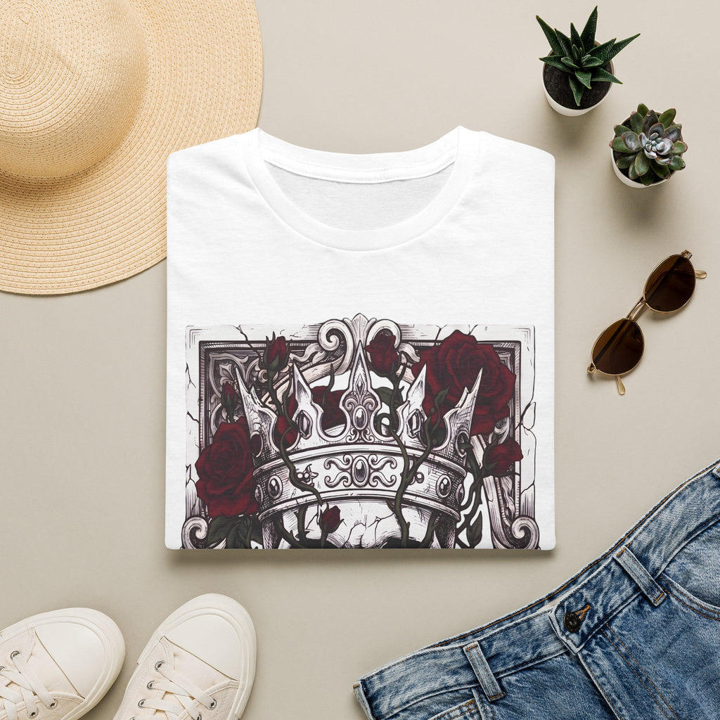 The Briar King - T-Shirt, Gothic / Dark Fantasy Skulls & Roses Design