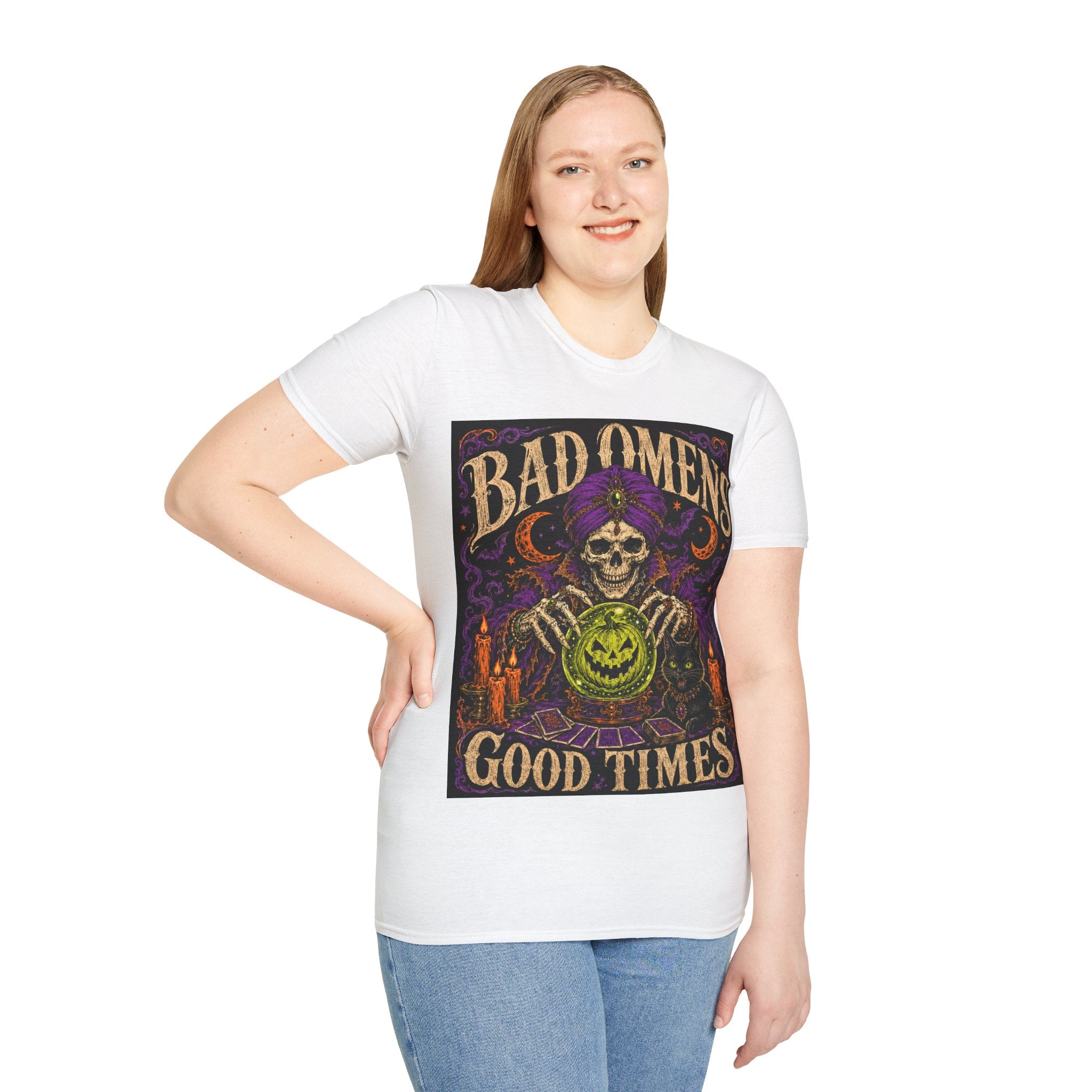 Bad Omens Skull T-Shirt — Retro Gothic Halloween Tee