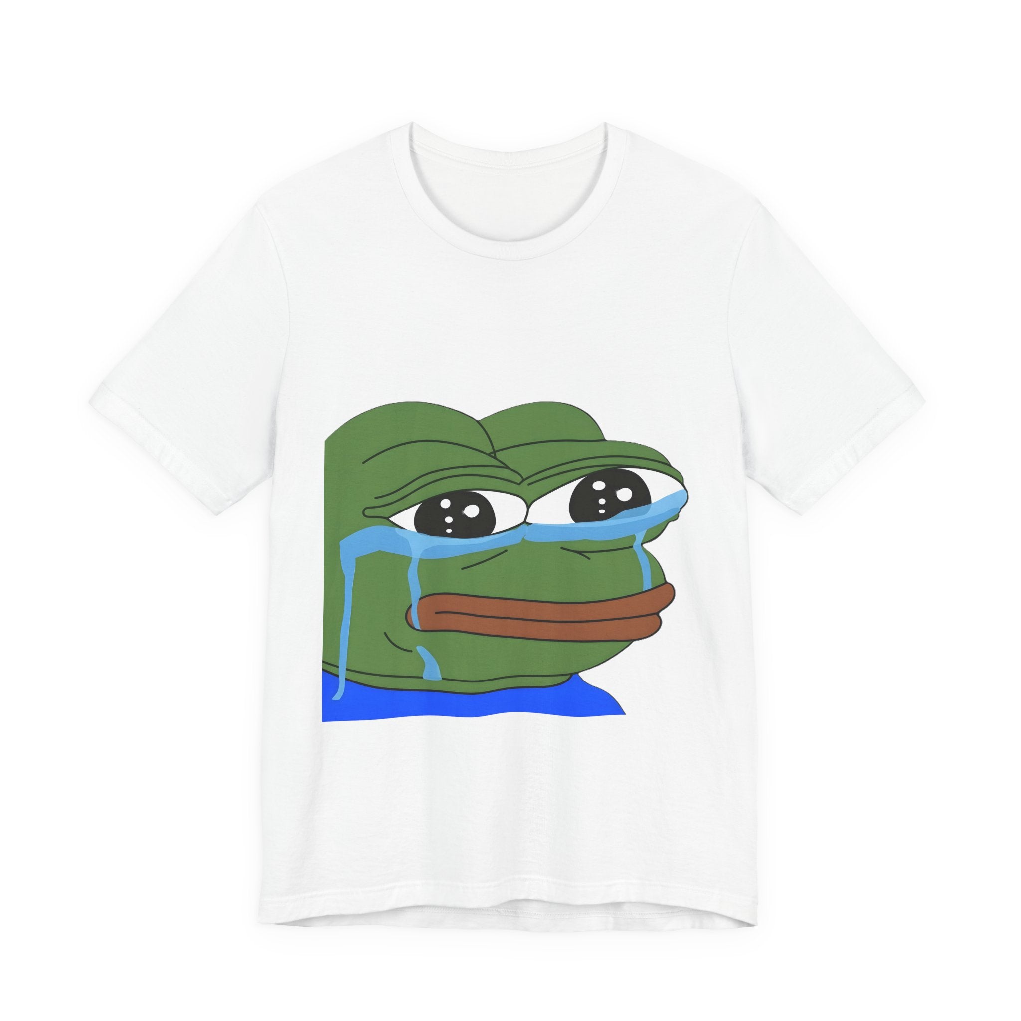 Pepe the Frog Crying Meme T-Shirt — Funny Internet Meme Tee
