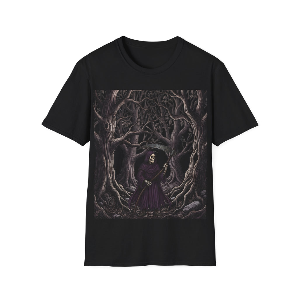 Roam the Woods - T-Shirt, Gothic / Dark Fantasy Grim Reaper Design