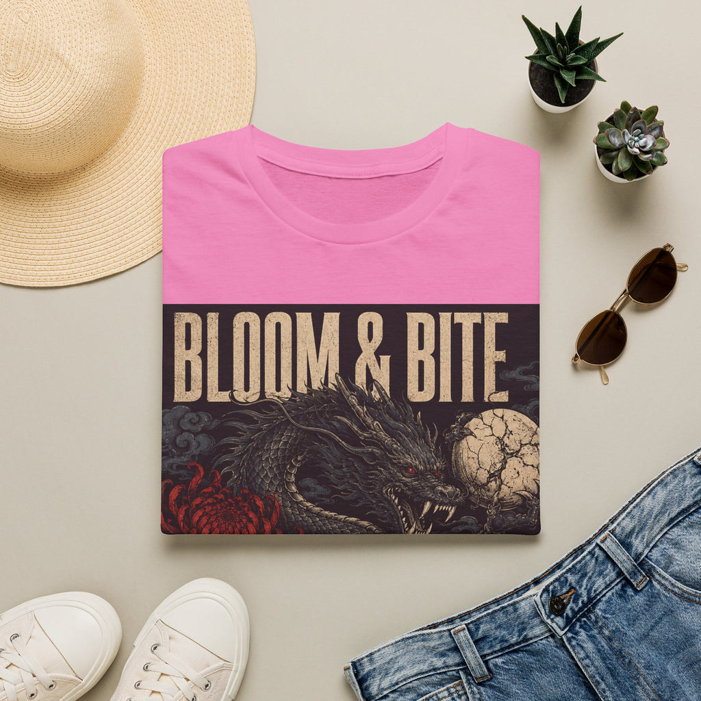Bloom & Bite Dragon Floral Graphic Tee