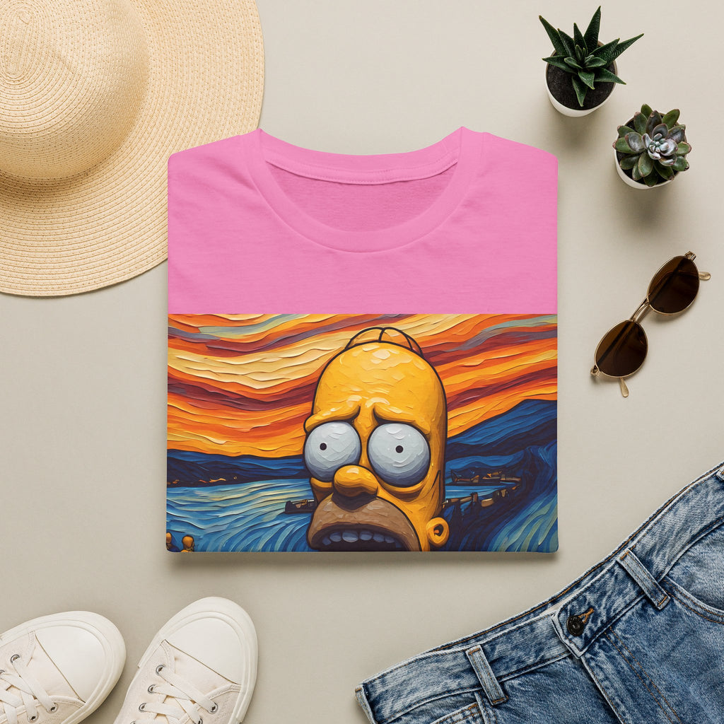 Homer Scream T-Shirt — Parody Pop Art Graphic Tee