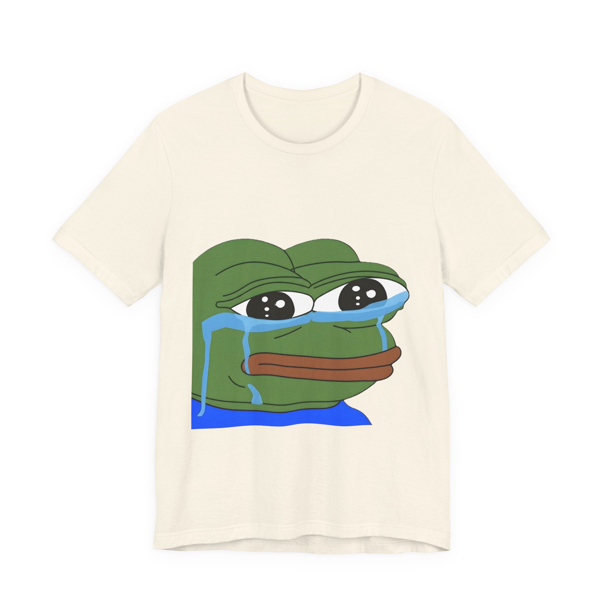 Pepe the Frog Crying Meme T-Shirt — Funny Internet Meme Tee