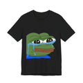 Pepe the Frog Crying Meme T-Shirt — Funny Internet Meme Tee
