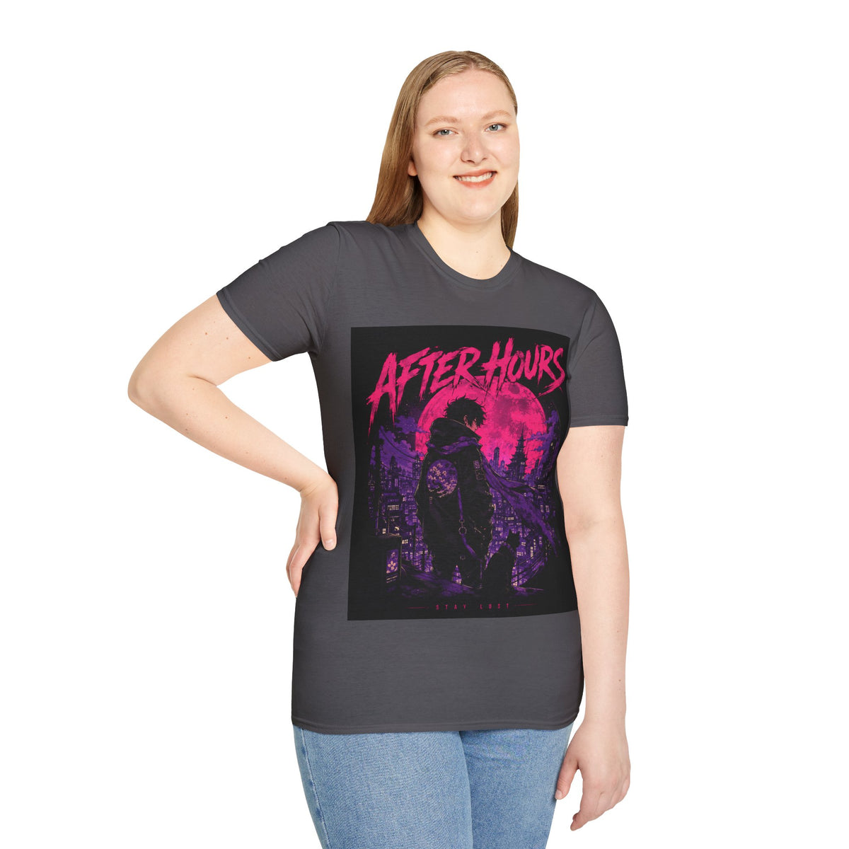 After Hours Graphic T-Shirt — Neon Night City Retro Tee