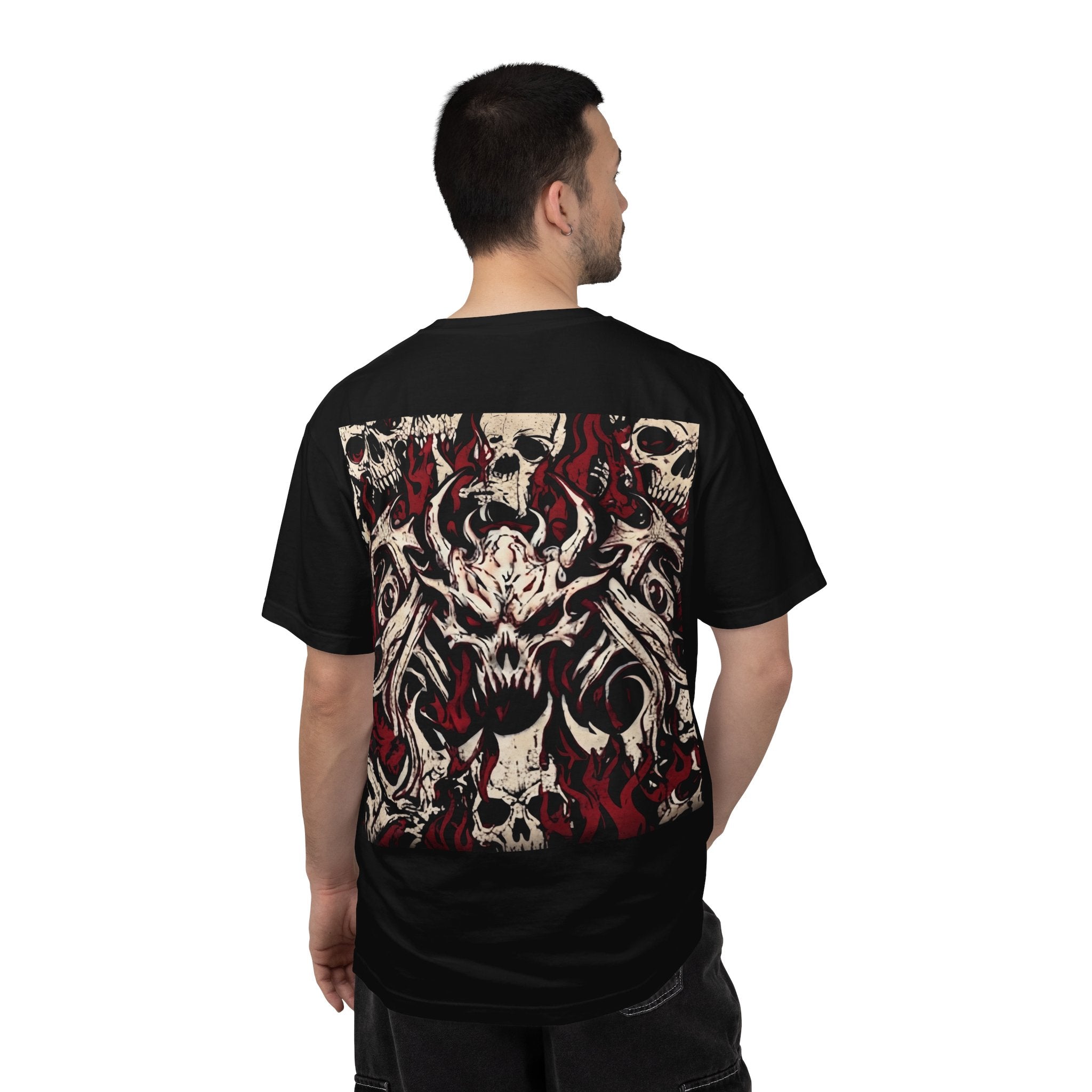 Demon Skull Graphic T-Shirt