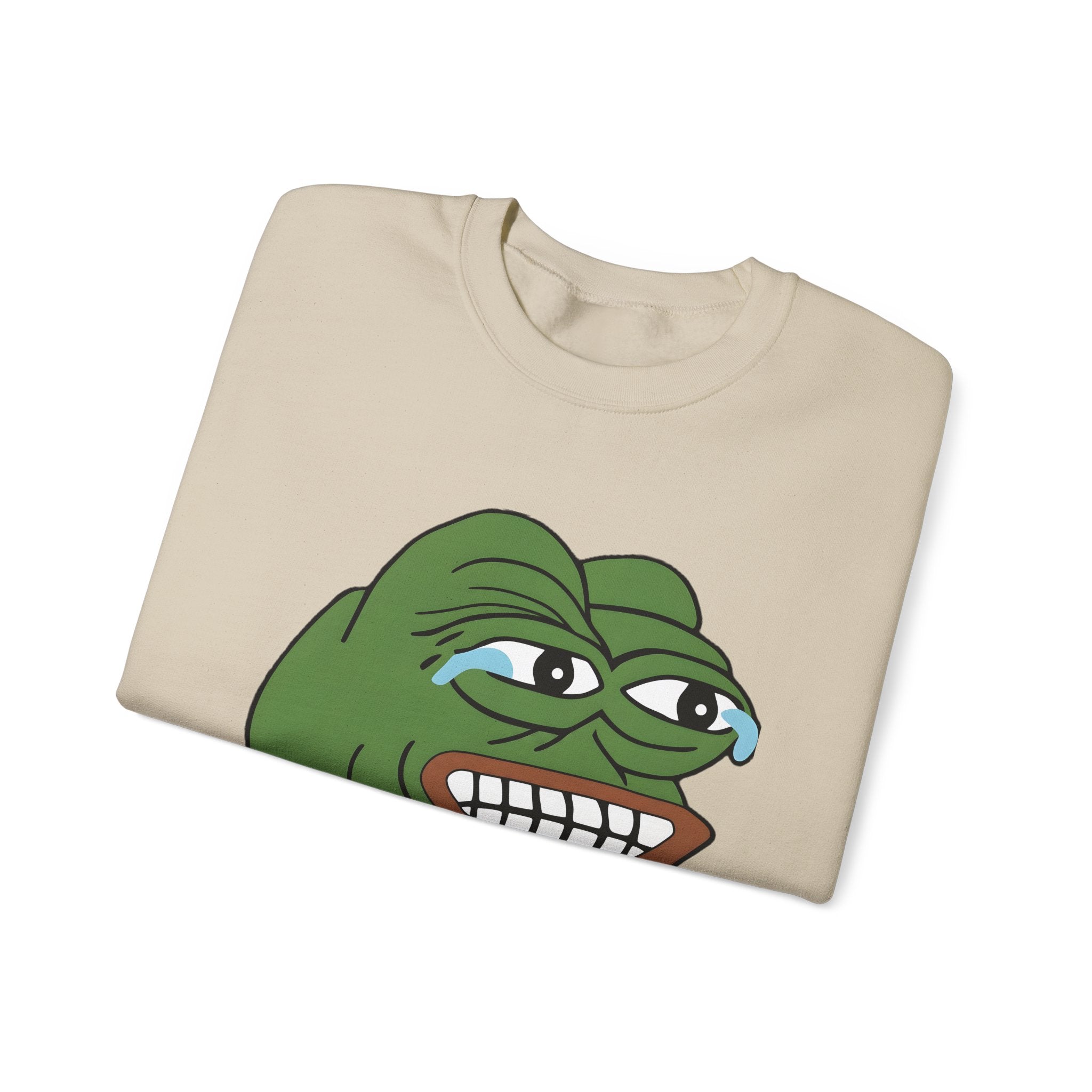 Pepe Frog Laughing Crewneck Sweatshirt