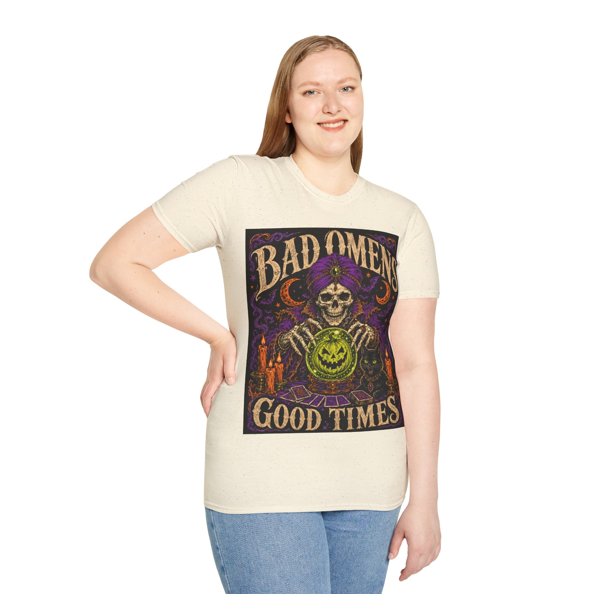 Bad Omens Skull T-Shirt — Retro Gothic Halloween Tee