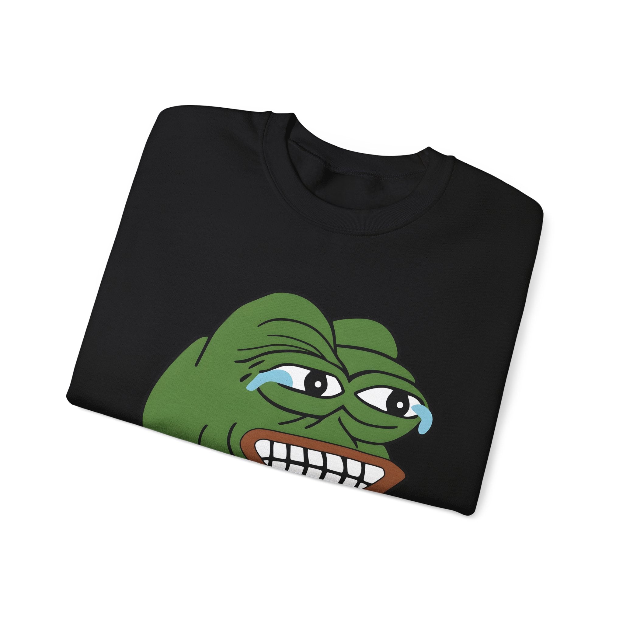 Pepe Frog Laughing Crewneck Sweatshirt