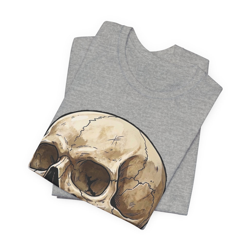 Skull Illustration T-Shirt — Vintage Anatomical Skull Tee