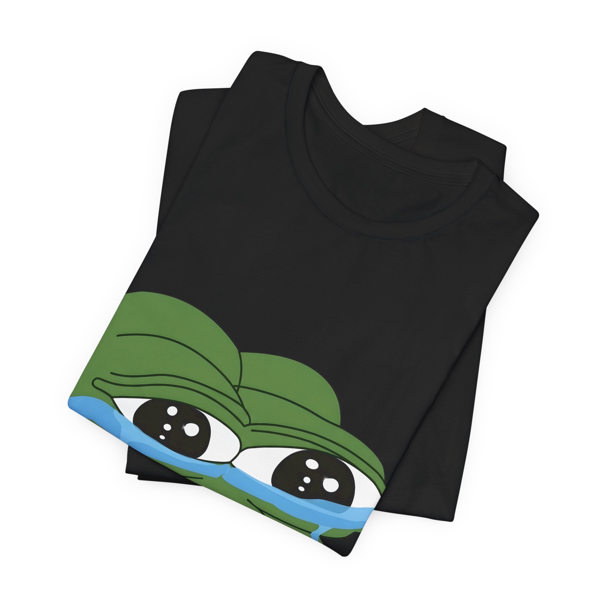Pepe the Frog Crying Meme T-Shirt — Funny Internet Meme Tee