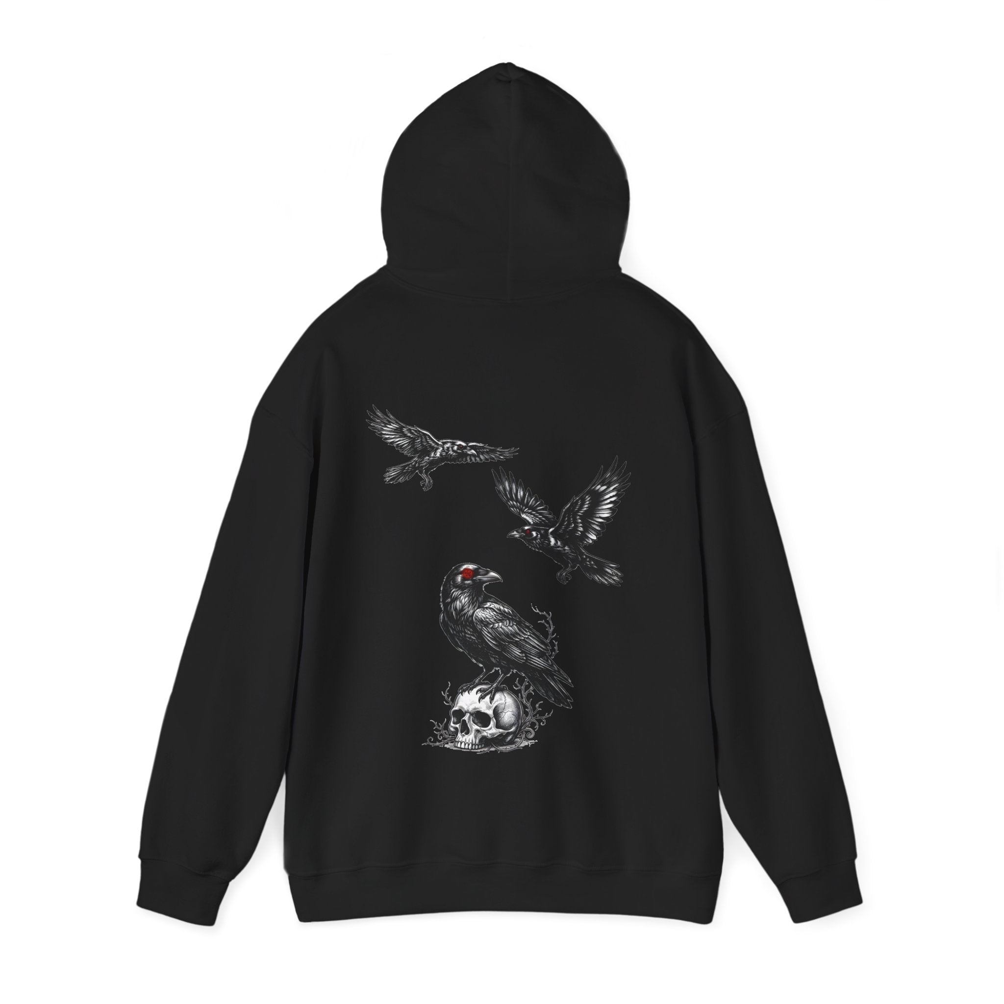 The Messengers - Gothic / Dark Fantasy Crow Hoodie