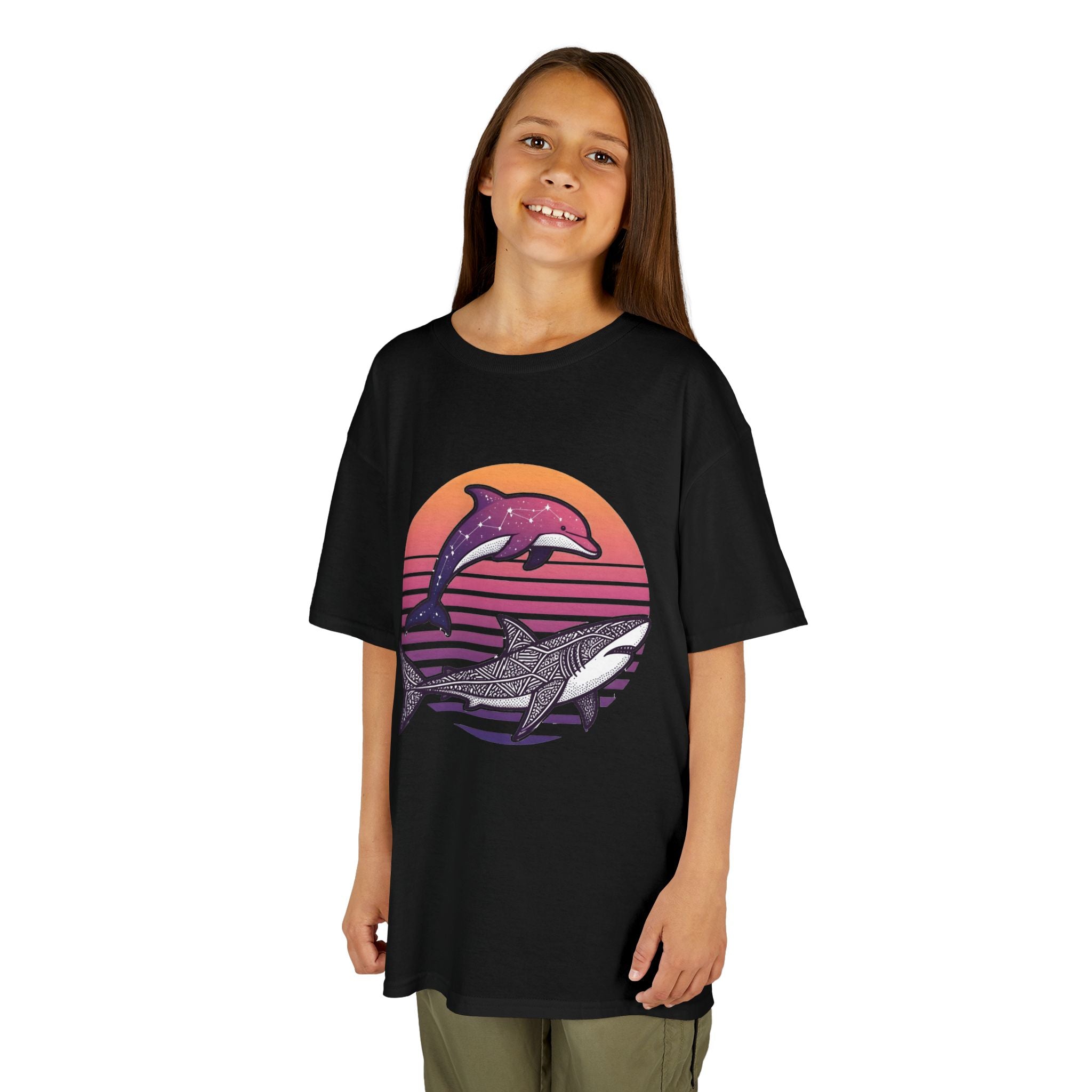Celestial Coat - Kids Summer / Sealife and Stars T-Shirt