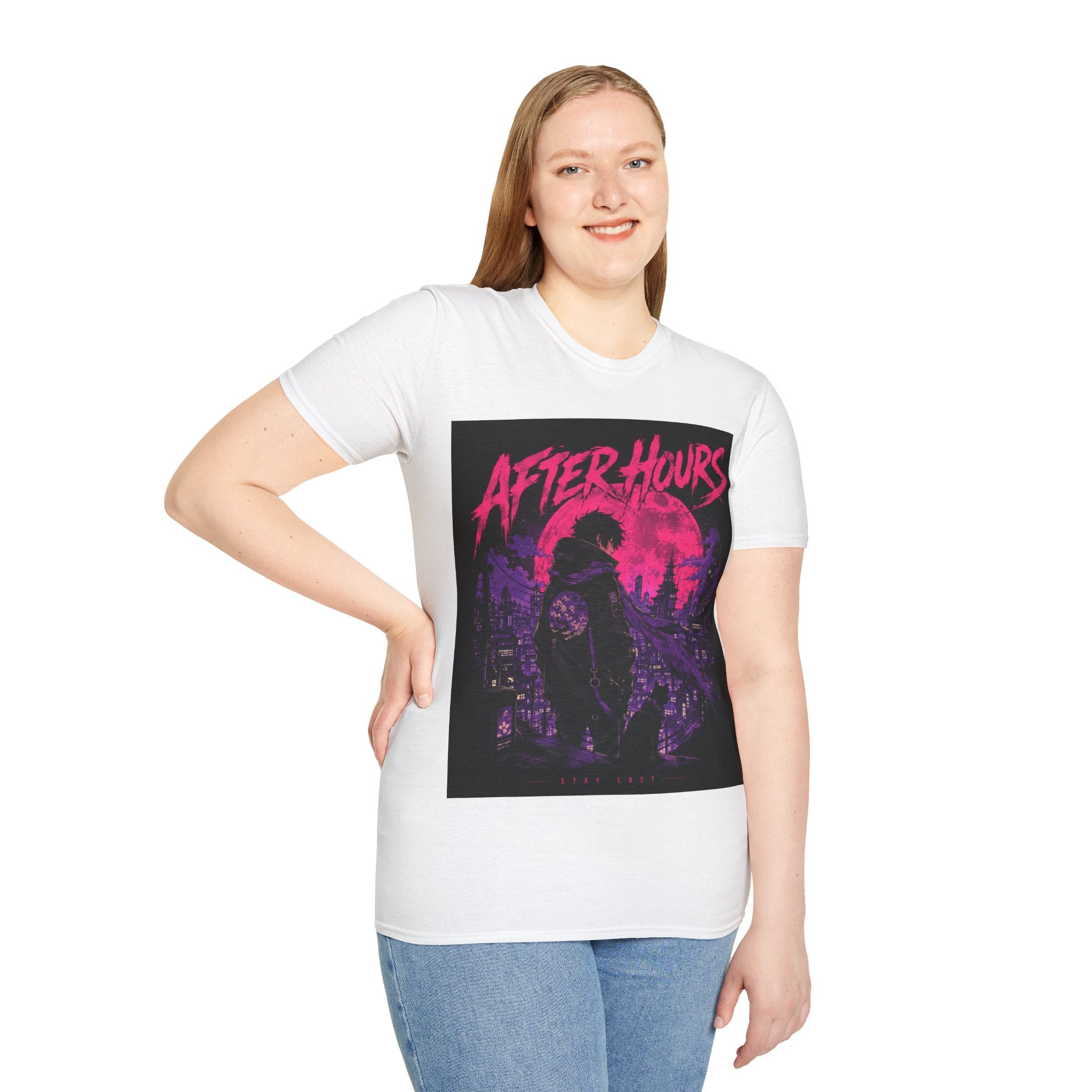 After Hours Graphic T-Shirt — Neon Night City Retro Tee
