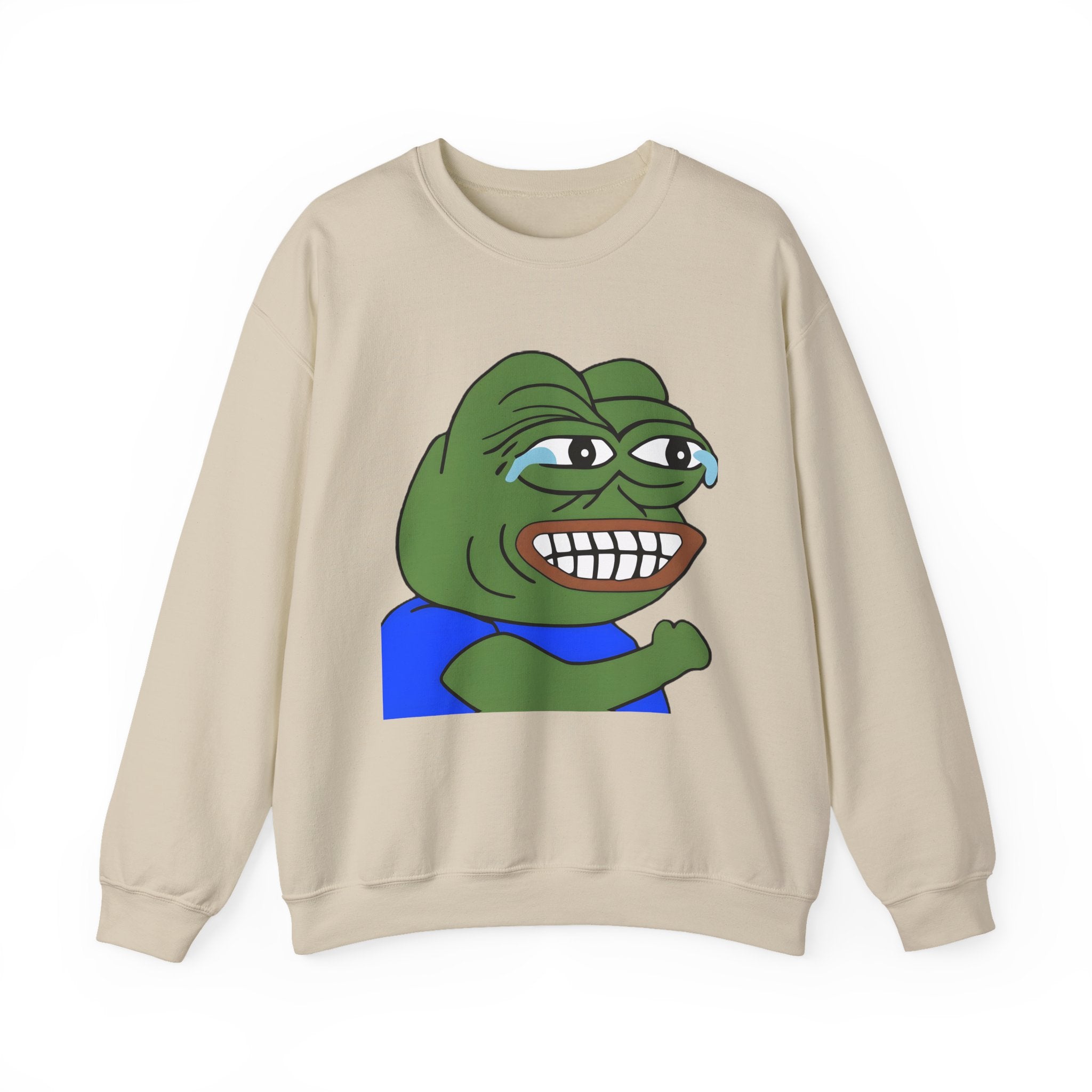 Pepe Frog Laughing Crewneck Sweatshirt